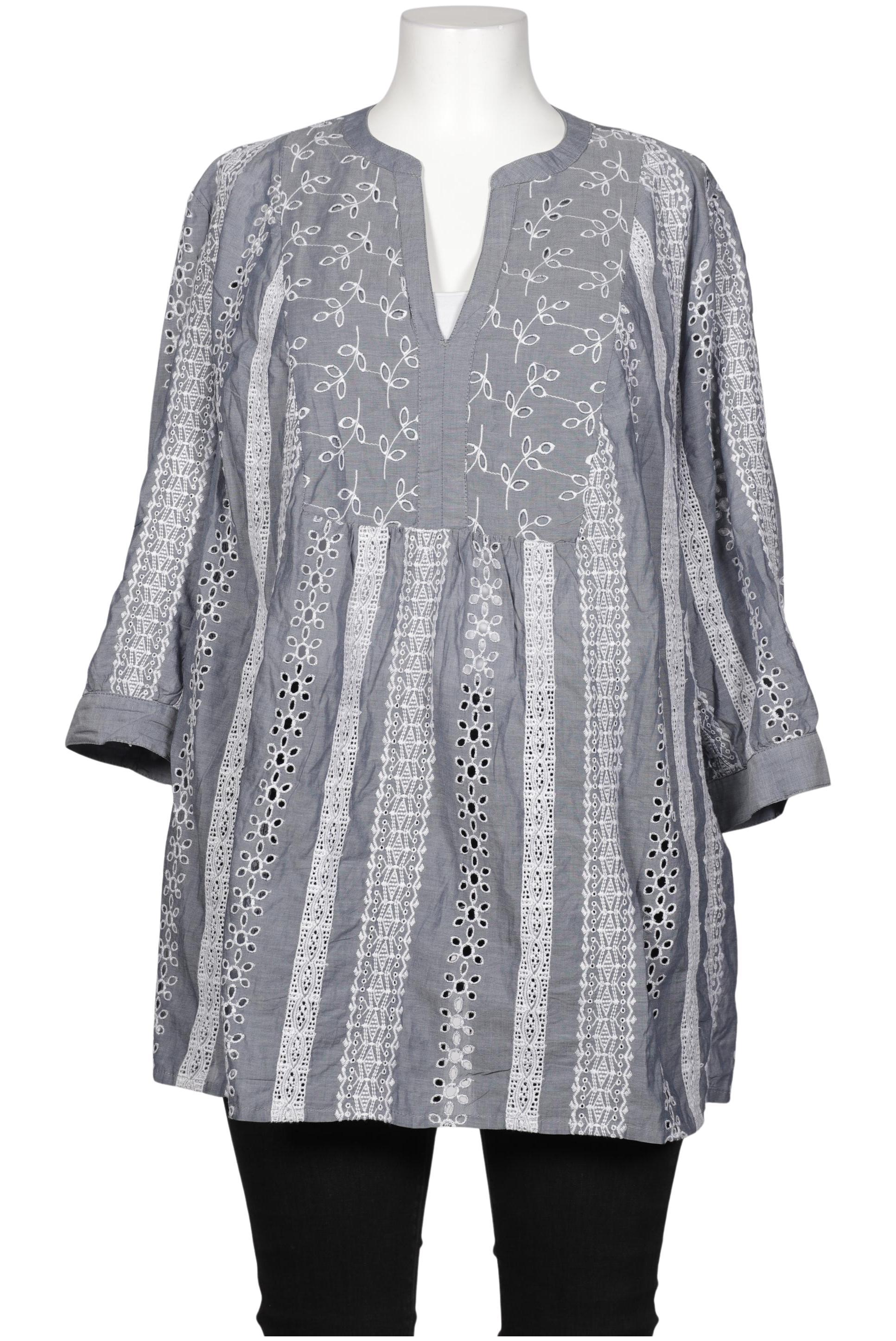 

Ulla Popken Damen Bluse, grau, Gr. 50