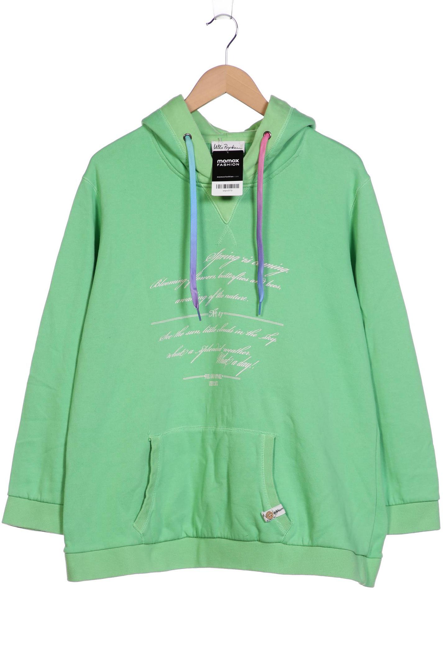 

Ulla Popken Damen Kapuzenpullover, hellgrün, Gr. 46