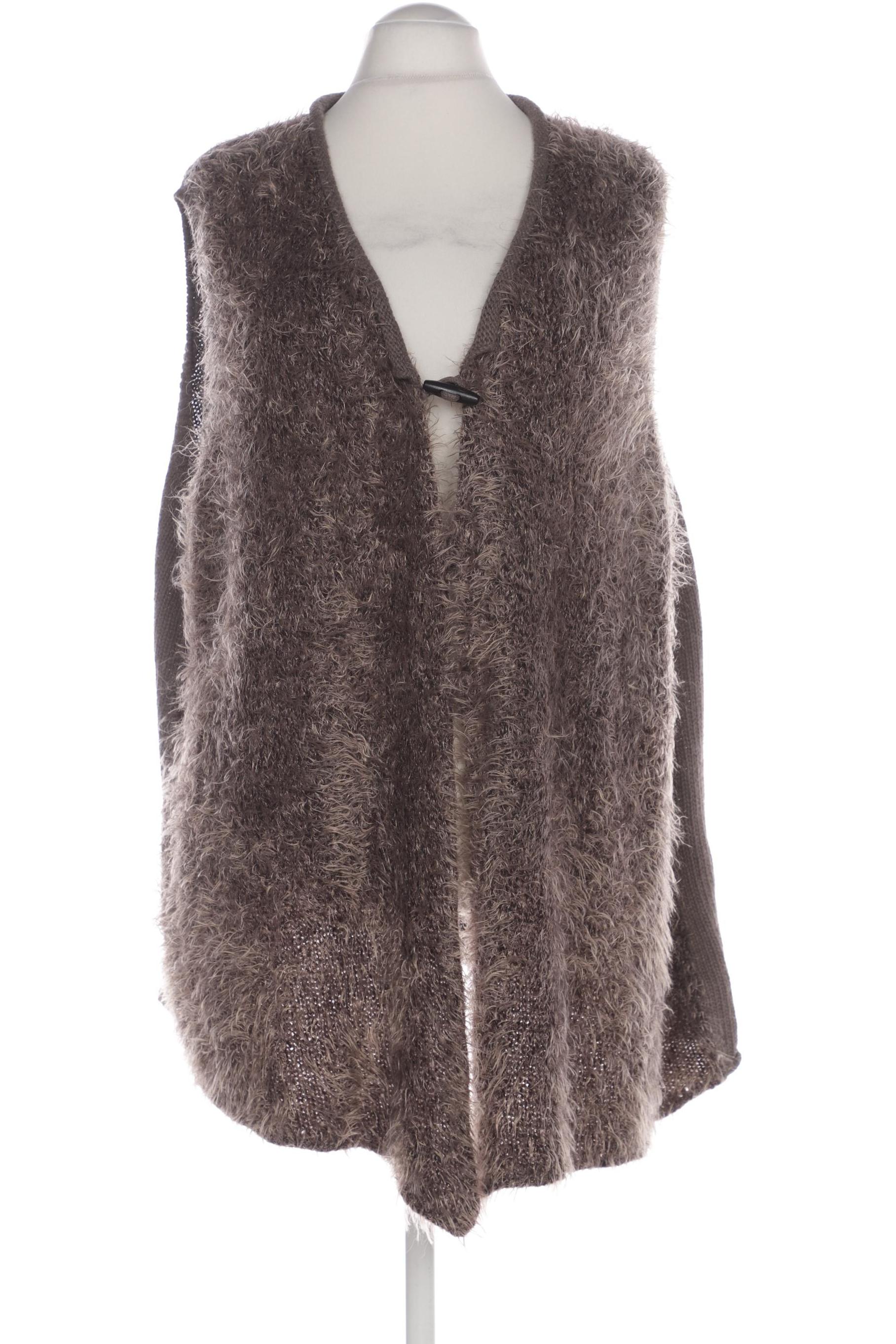 

Ulla Popken Damen Strickjacke, braun, Gr. 52