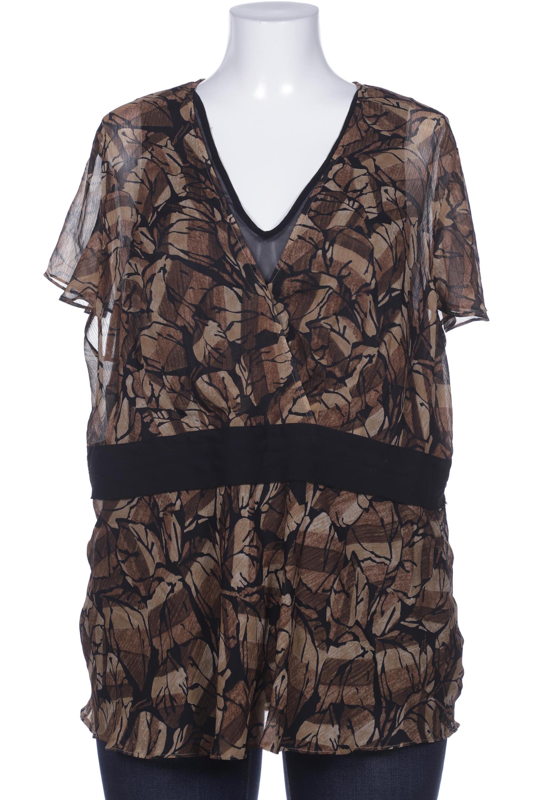 

Ulla Popken Damen Bluse, braun, Gr. 52