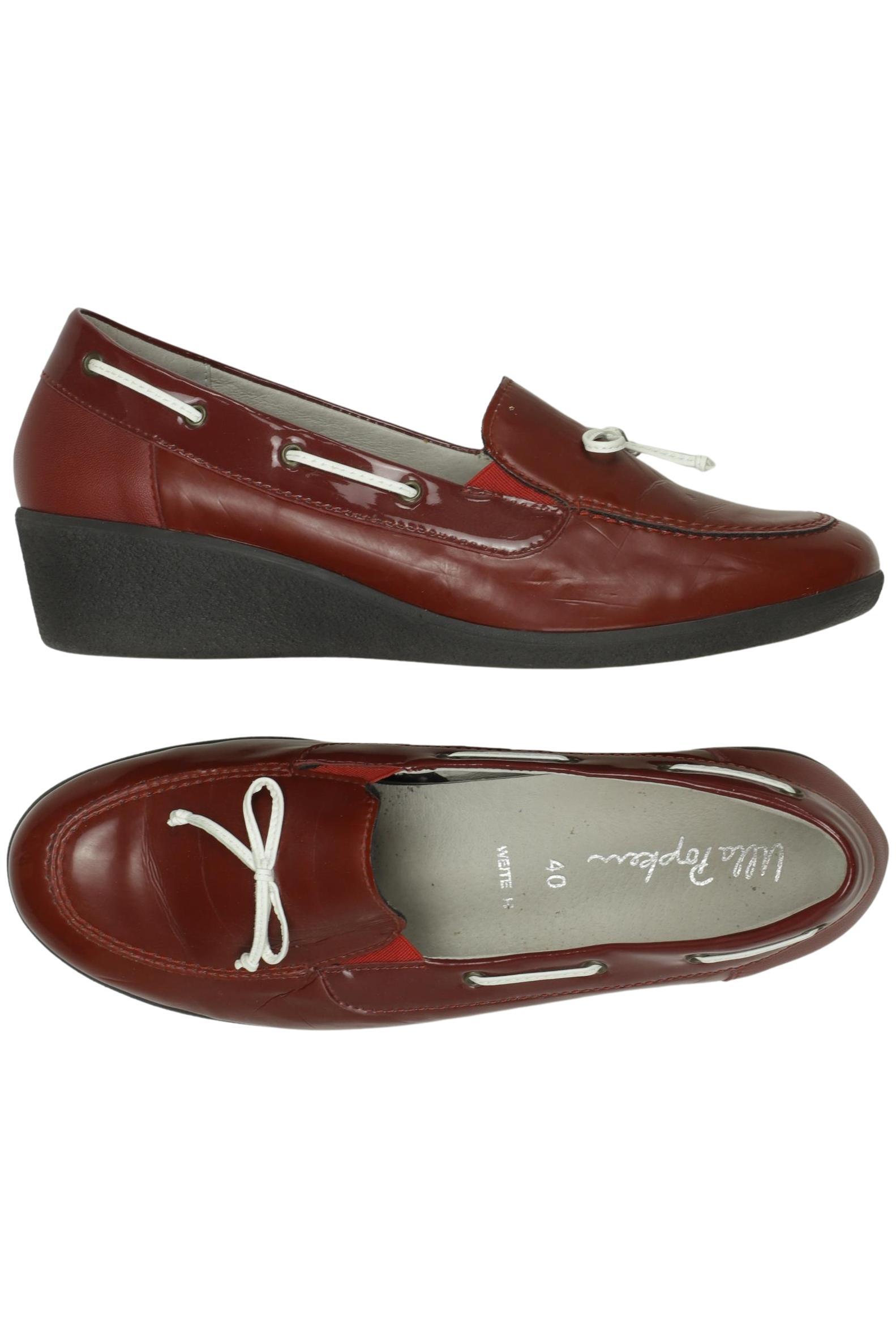 

Ulla Popken Damen Halbschuh, rot, Gr. 40