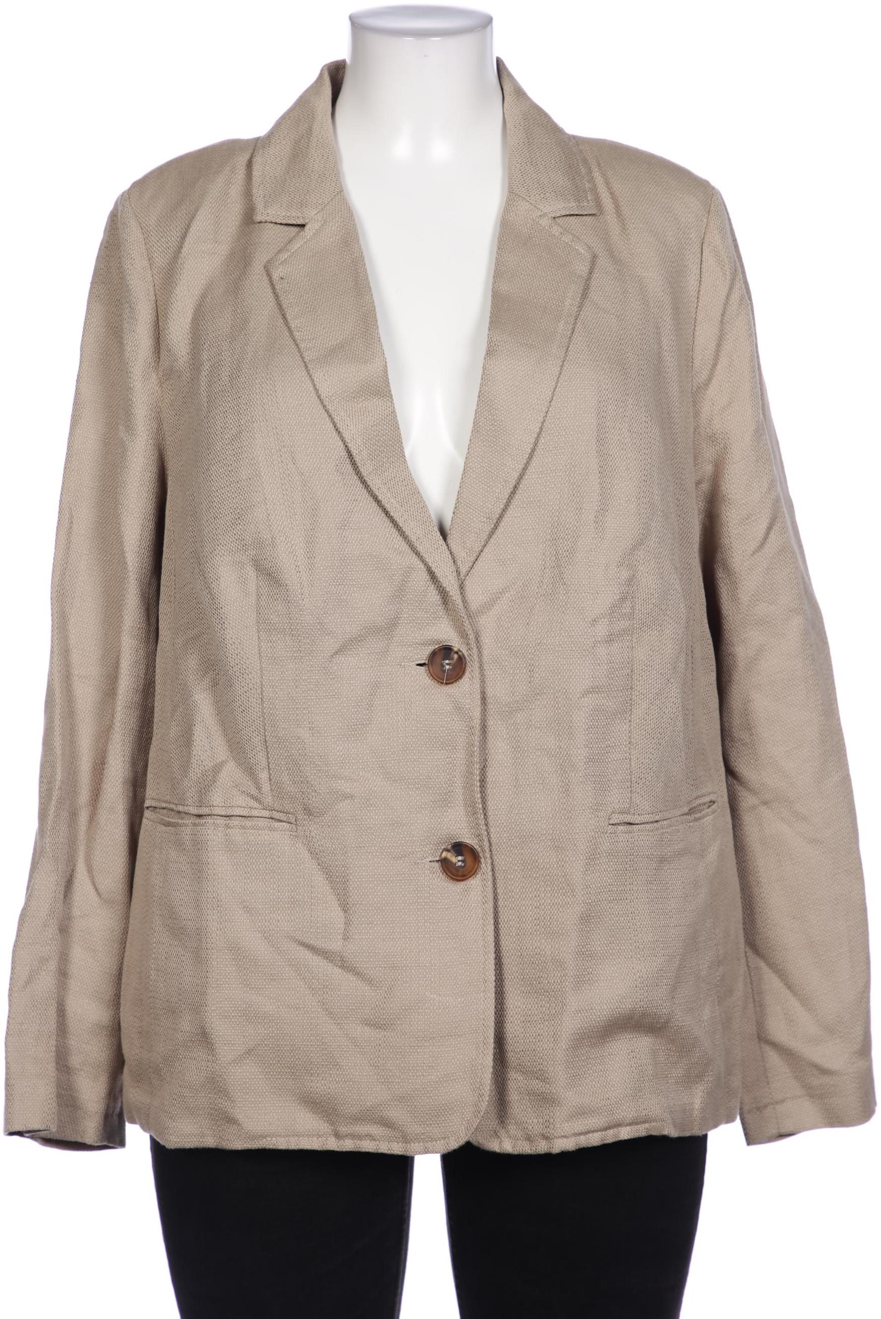 

Ulla Popken Damen Blazer, beige, Gr. 48
