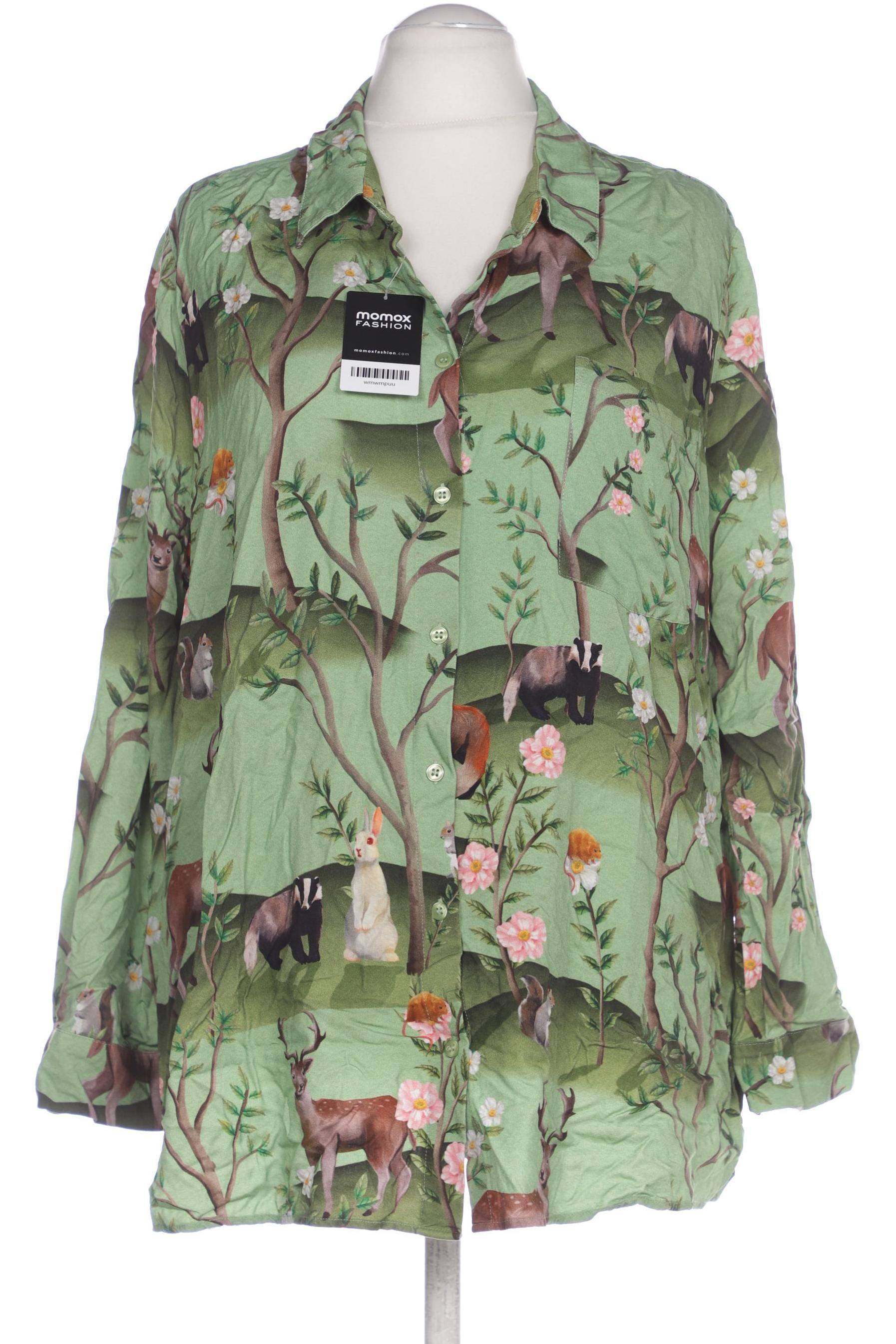 

Ulla Popken Damen Bluse, grün, Gr. 54