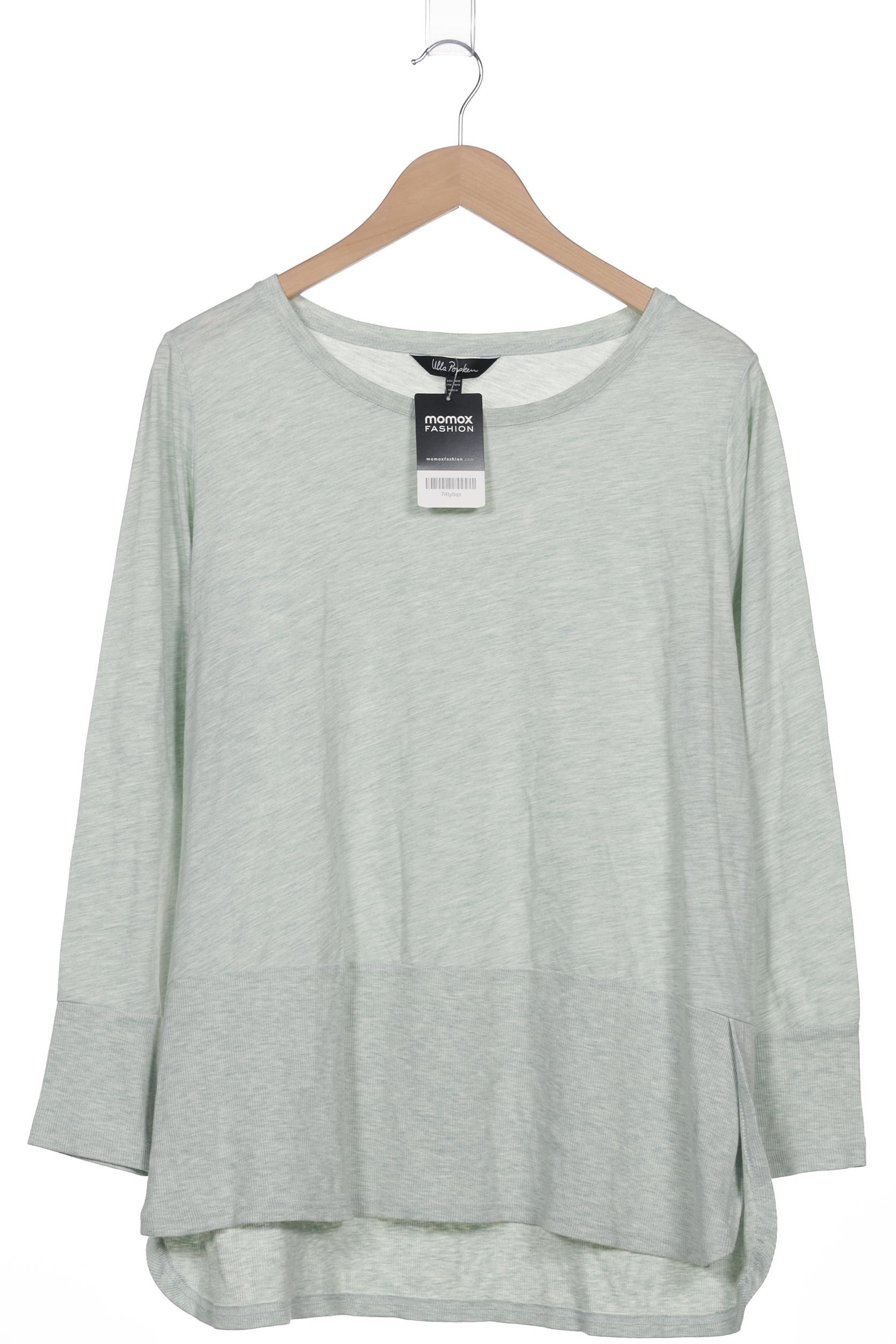 

Ulla Popken Damen Langarmshirt, hellgrün, Gr. 46