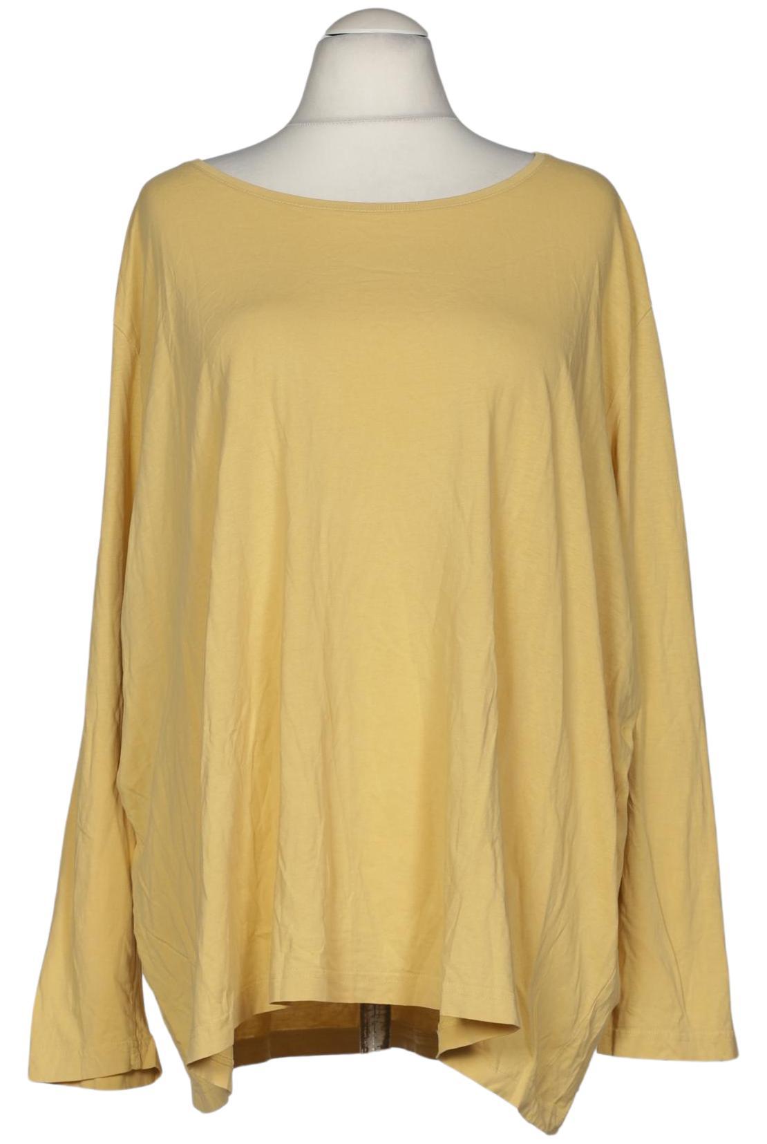 

Ulla Popken Damen Langarmshirt, gelb, Gr. 62