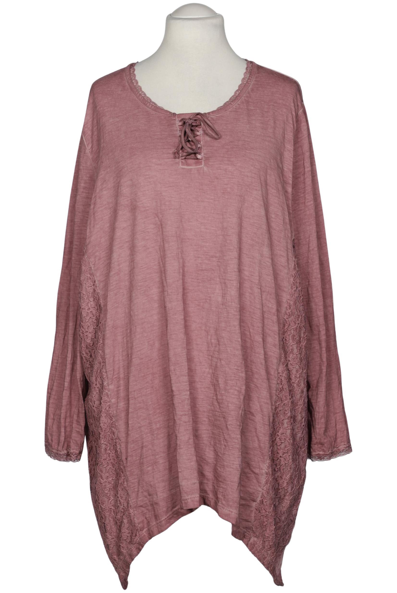 

Ulla Popken Damen Langarmshirt, pink, Gr. 54