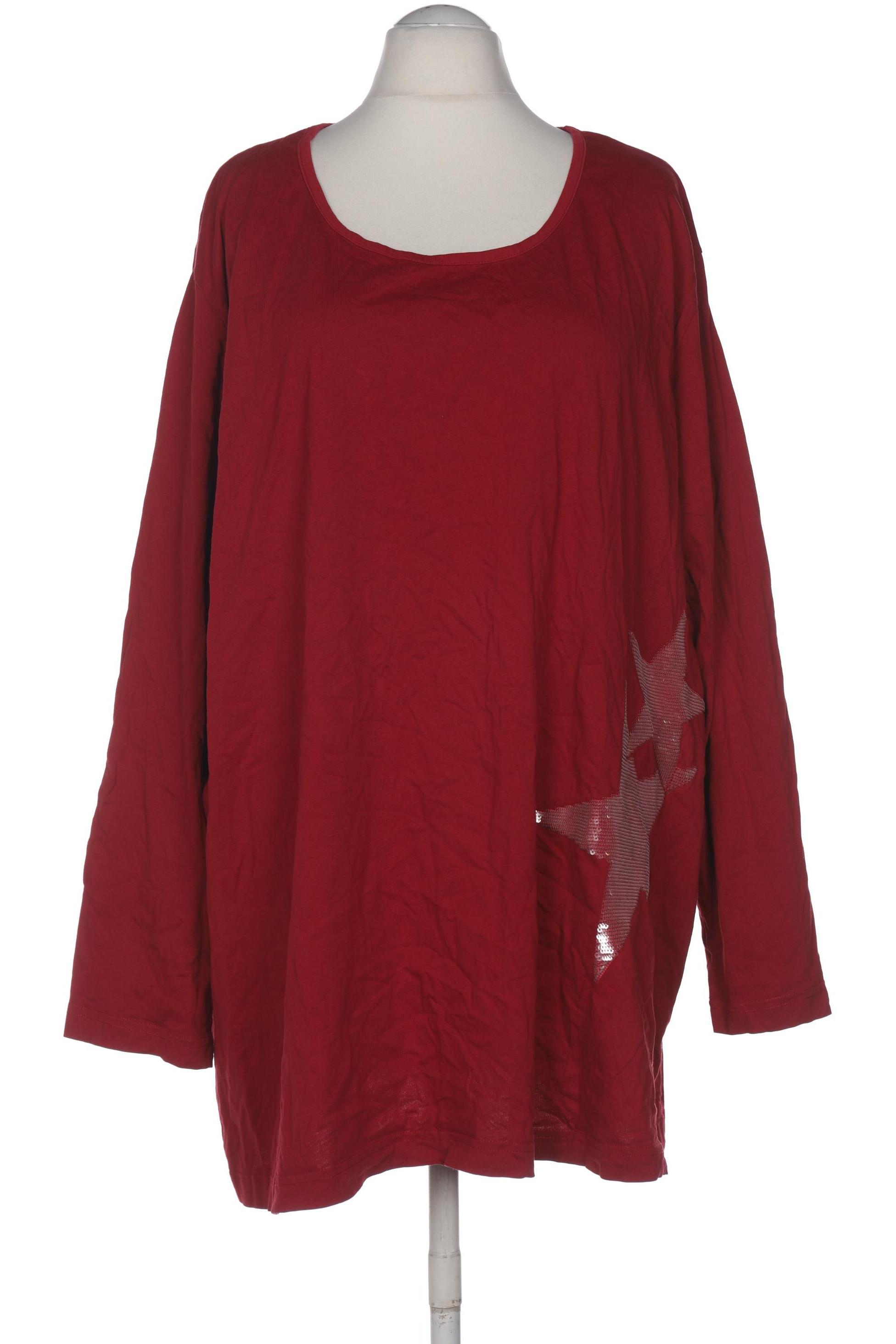 

Ulla Popken Damen Langarmshirt, rot