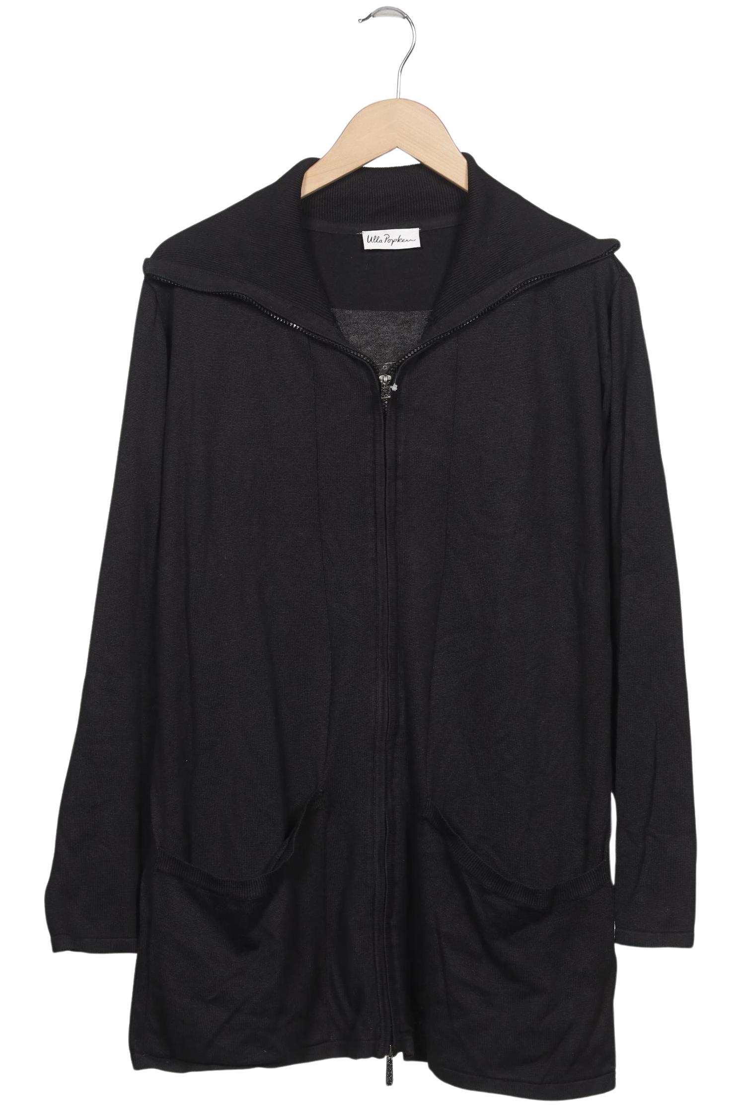 

Ulla Popken Damen Strickjacke, schwarz, Gr. 46