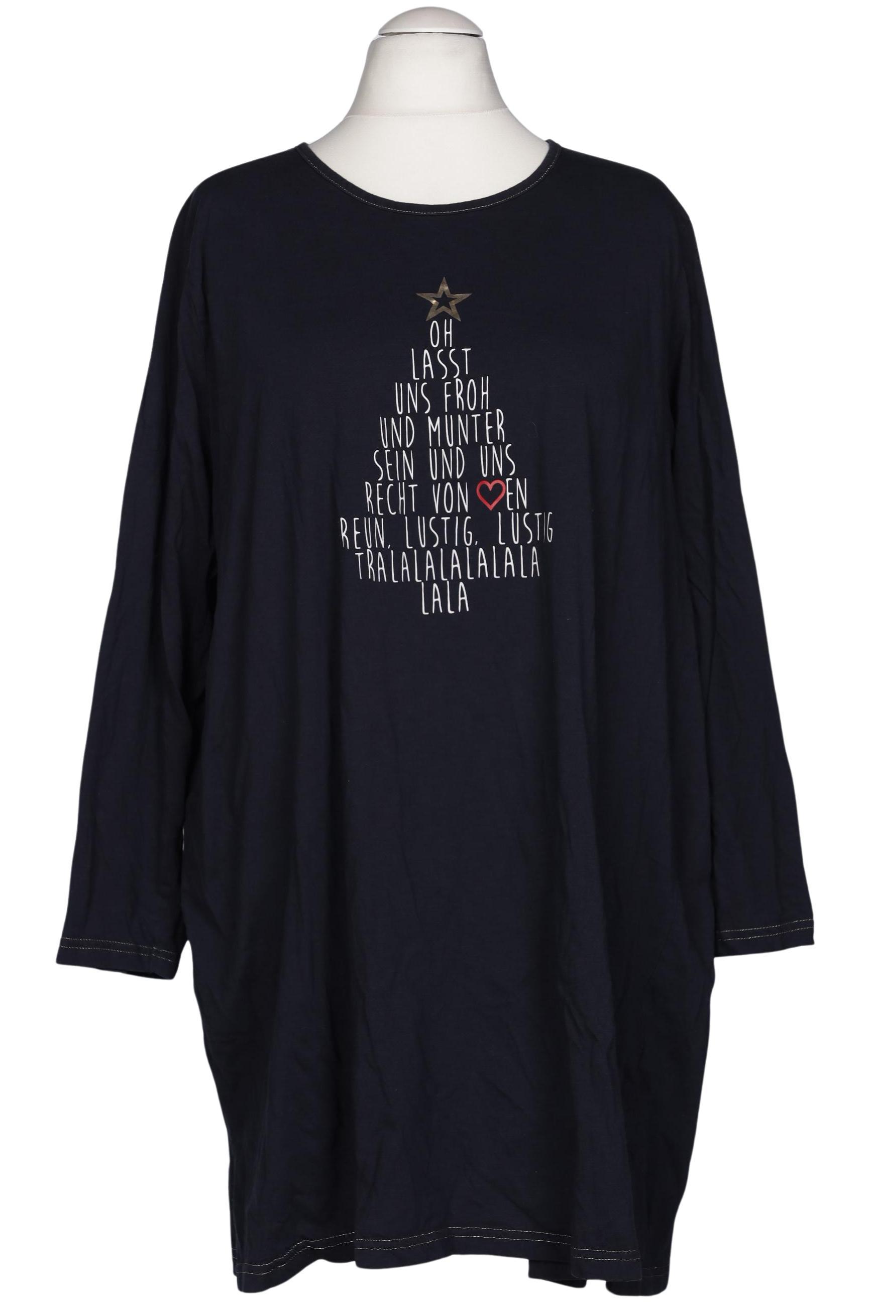 

Ulla Popken Damen Langarmshirt, marineblau, Gr. 54