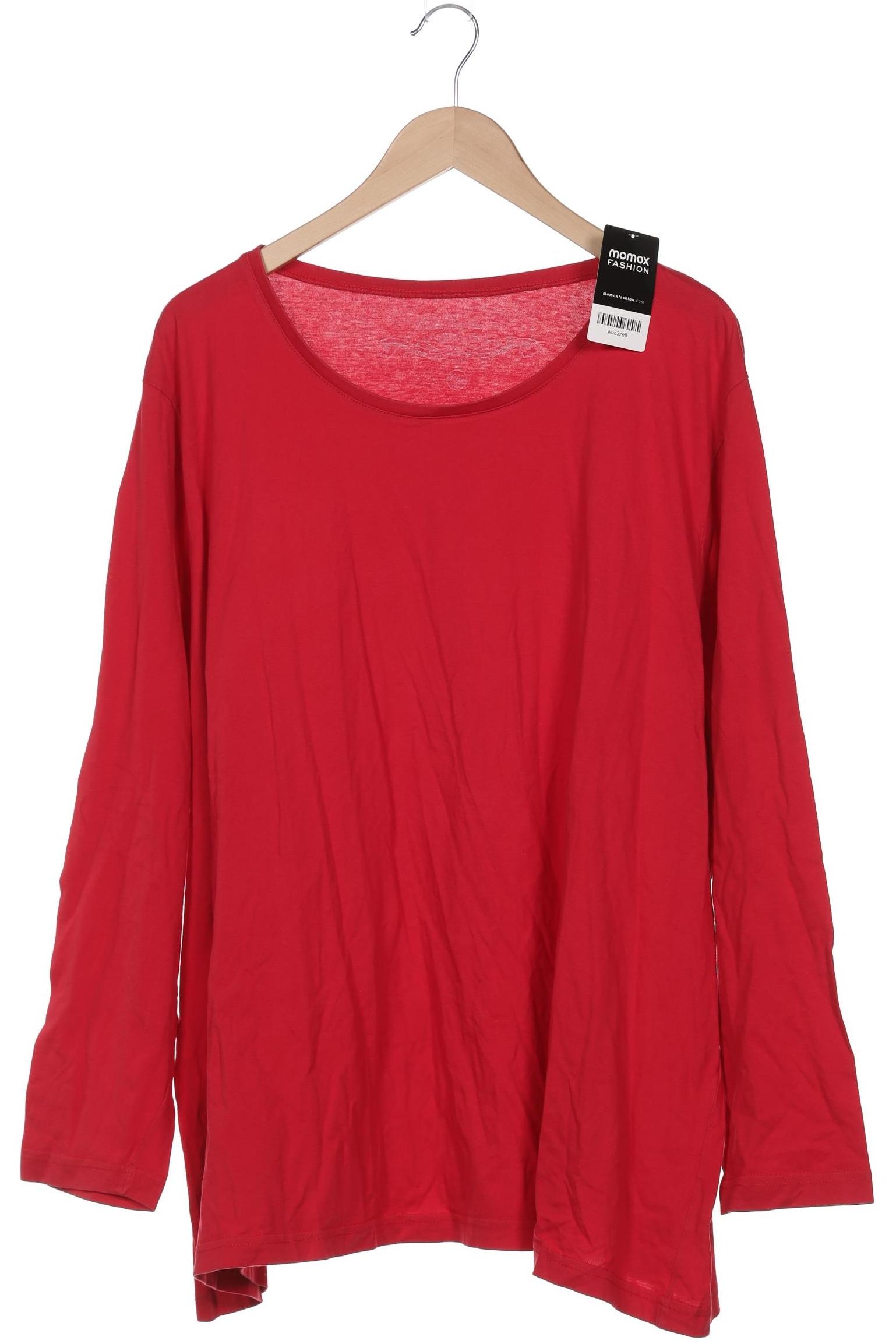 

Ulla Popken Damen Langarmshirt, rot, Gr. 58
