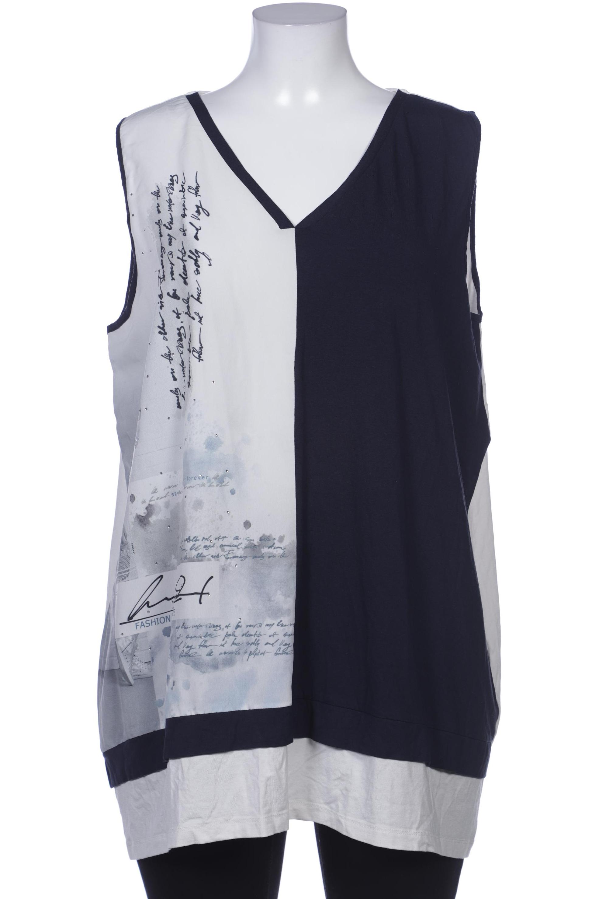

Ulla Popken Damen Top, weiß, Gr. 50