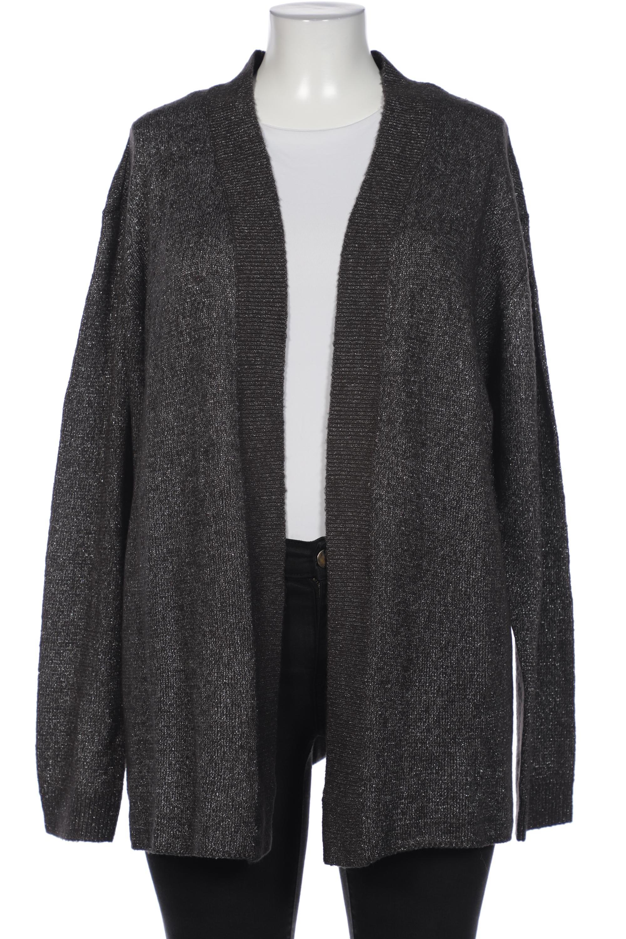 

Ulla Popken Damen Strickjacke, grau, Gr. 46
