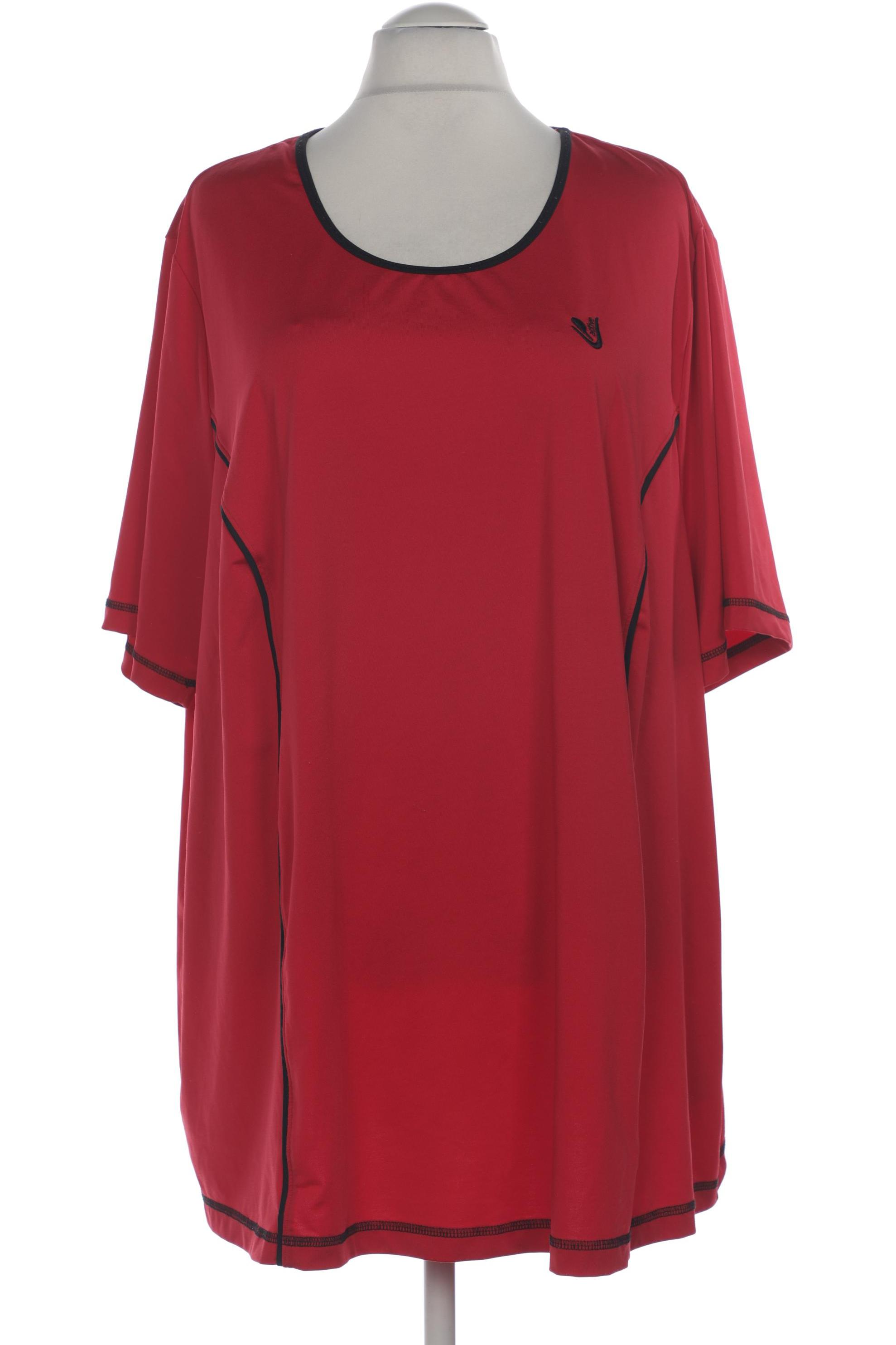 

Ulla Popken Damen T-Shirt, rot, Gr. 58