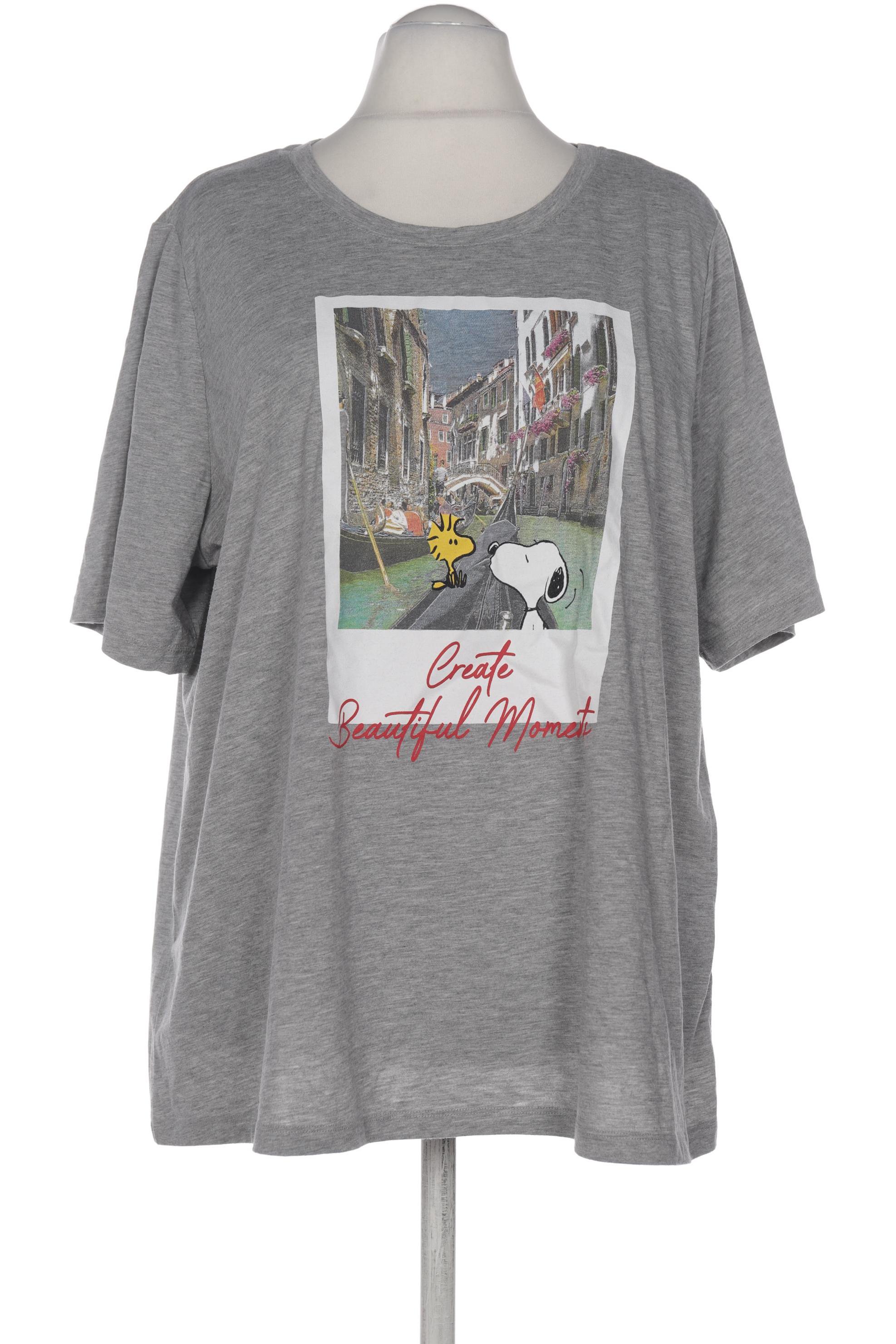 

Ulla Popken Damen T-Shirt, grau, Gr. 52