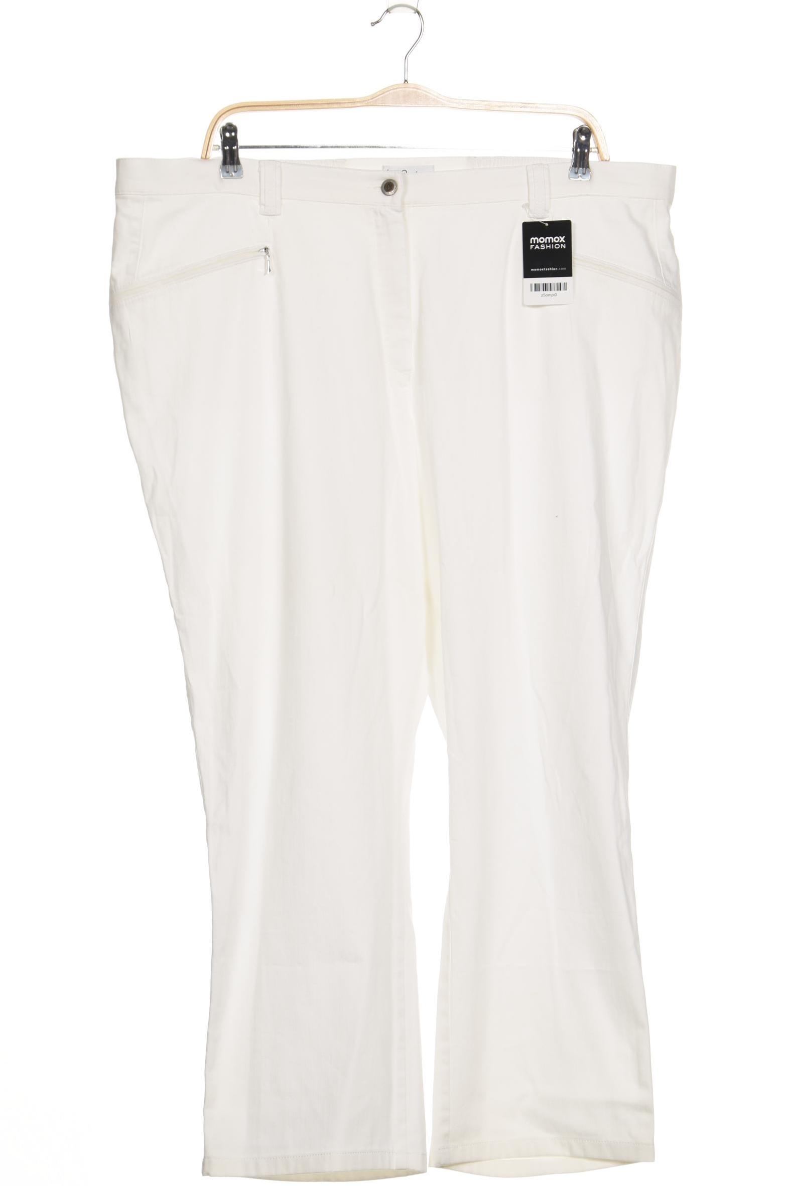 

Ulla Popken Damen Stoffhose, weiß, Gr. 54