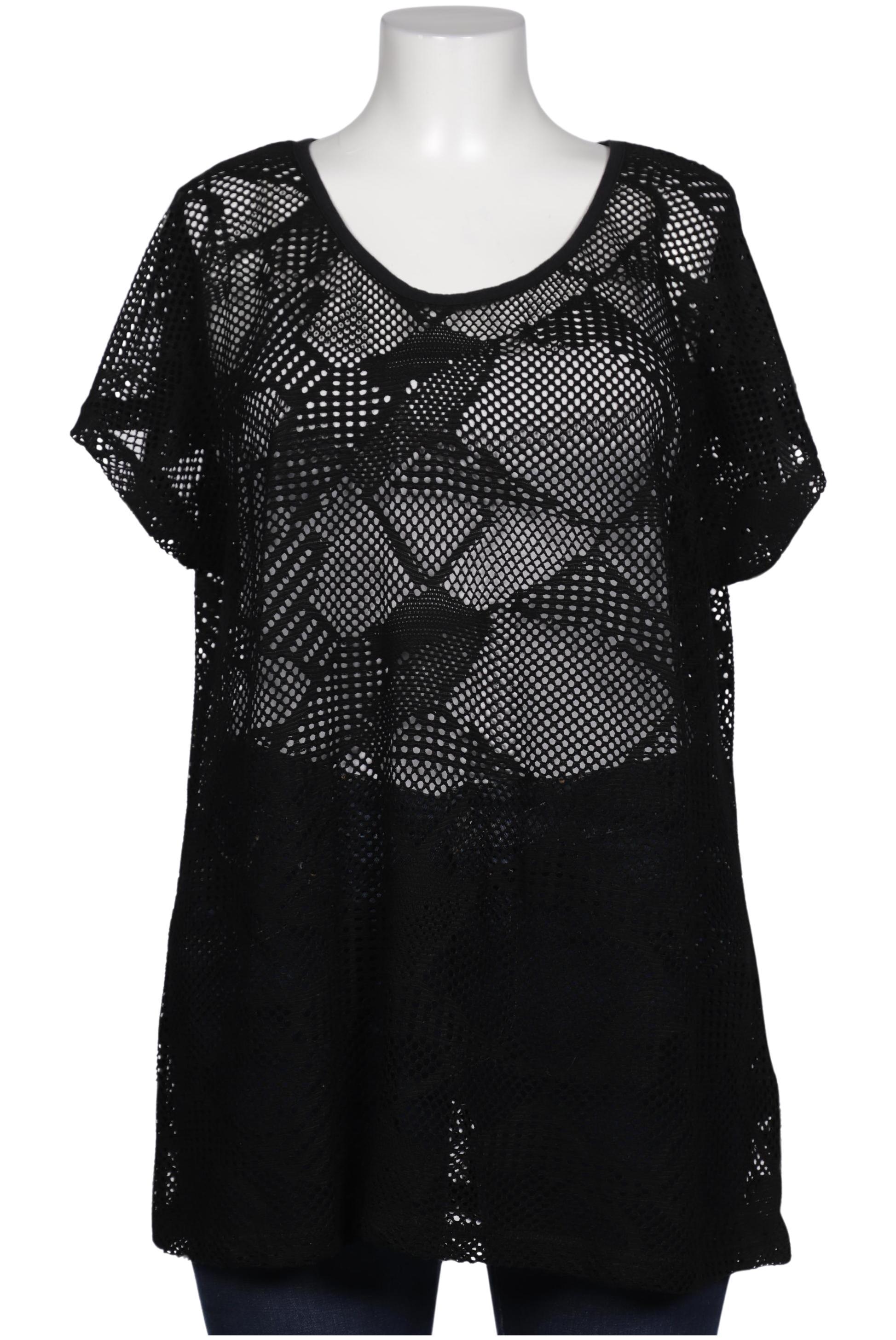 

Ulla Popken Damen T-Shirt, schwarz, Gr. 46