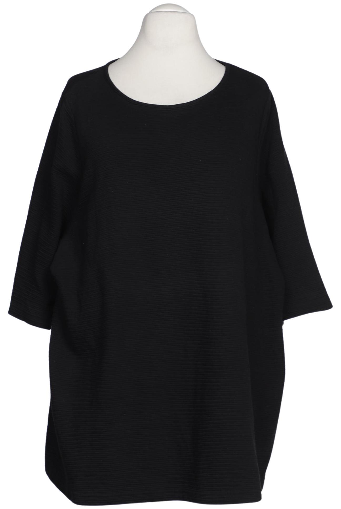 

Ulla Popken Damen T-Shirt, schwarz, Gr. 58