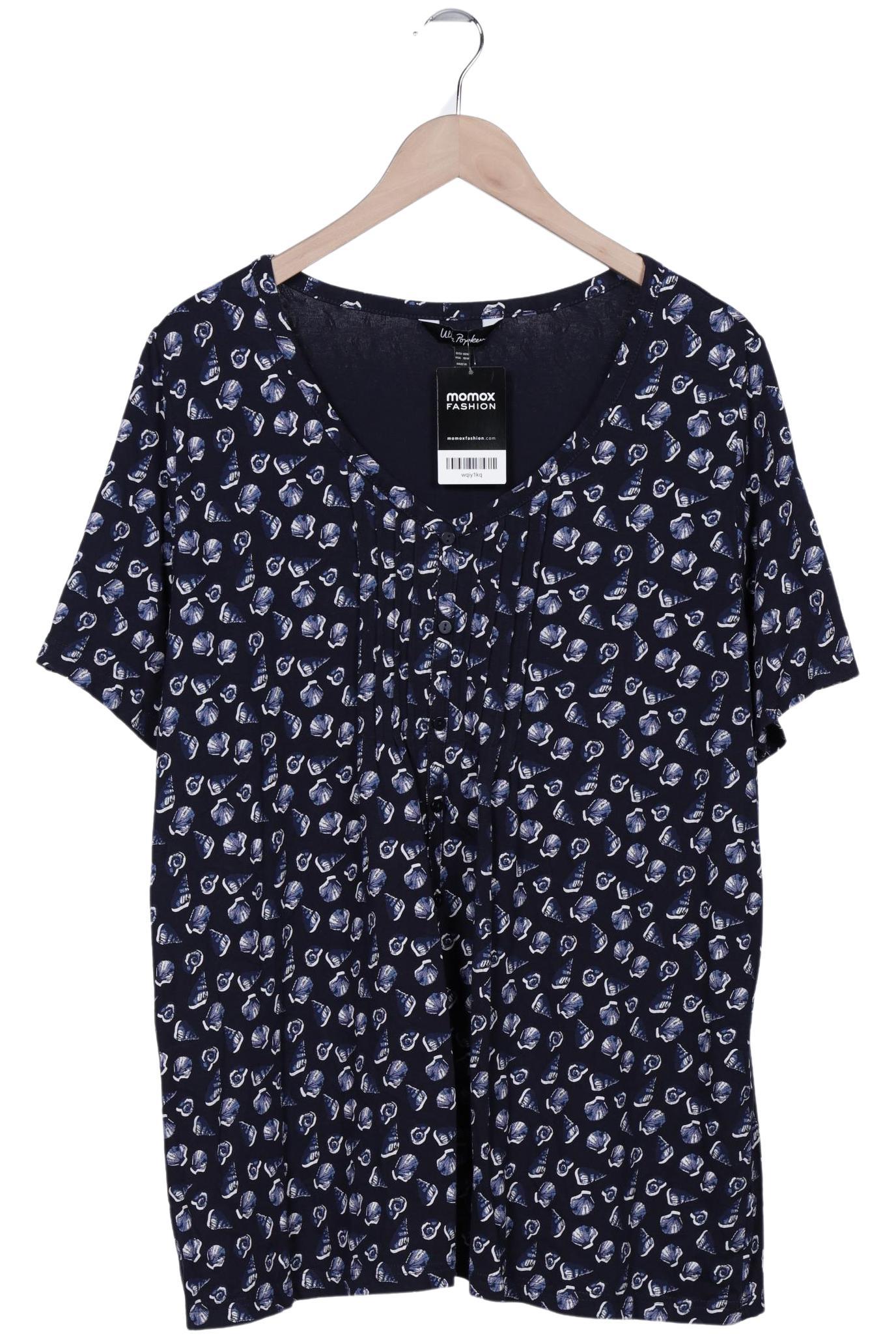

Ulla Popken Damen T-Shirt, marineblau, Gr. 46