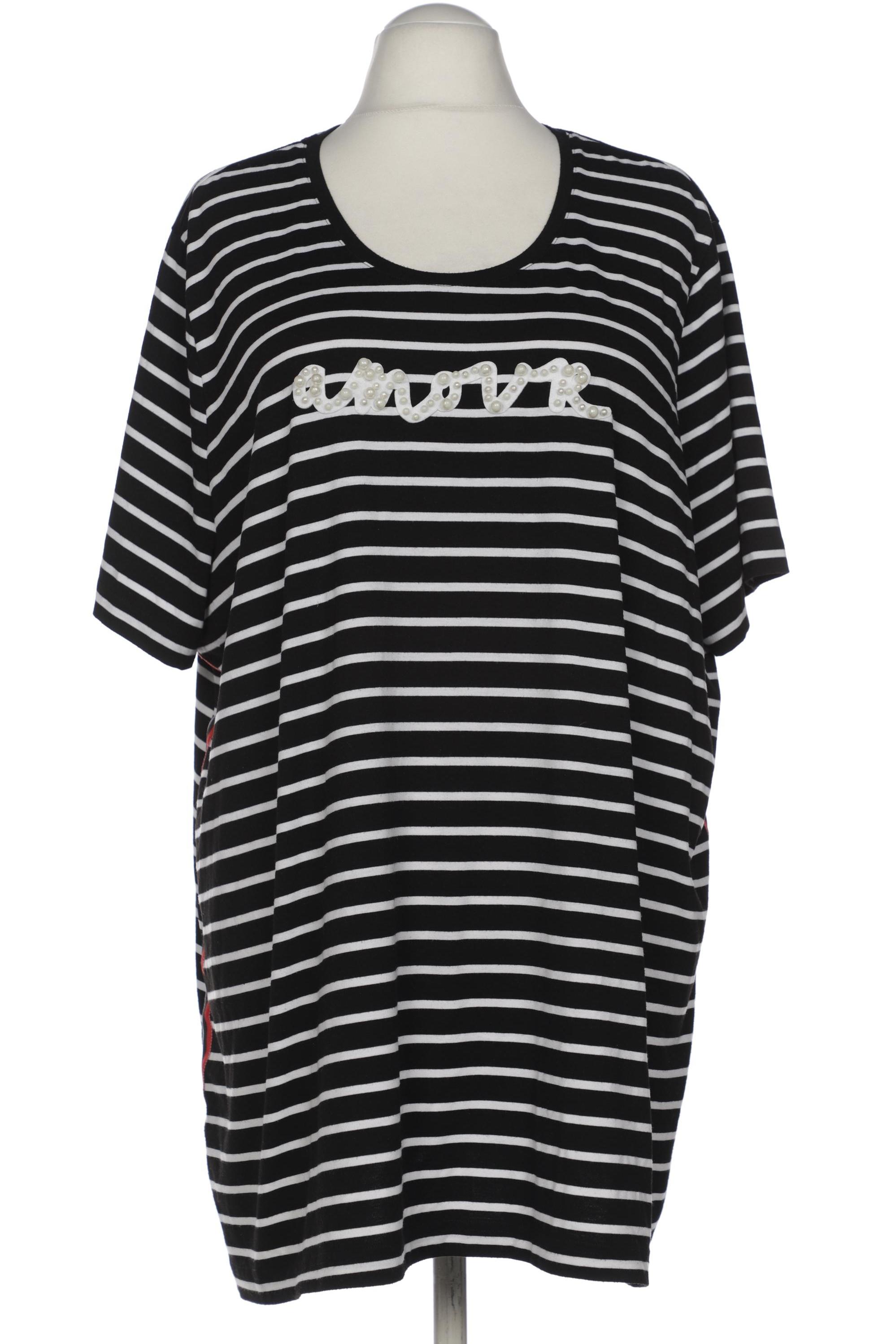 

Ulla Popken Damen T-Shirt, schwarz, Gr. 54