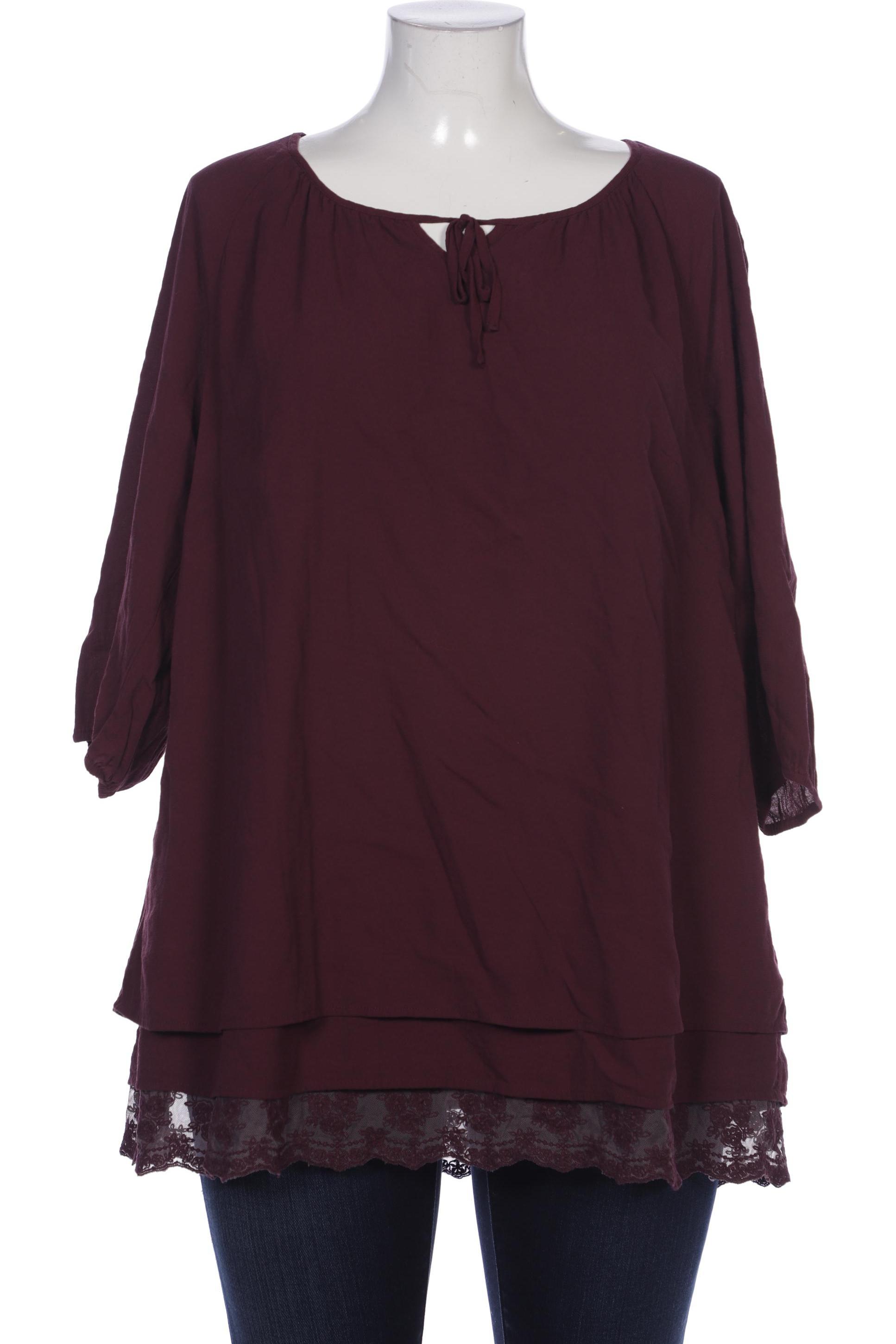 

Ulla Popken Damen Bluse, bordeaux, Gr. 46