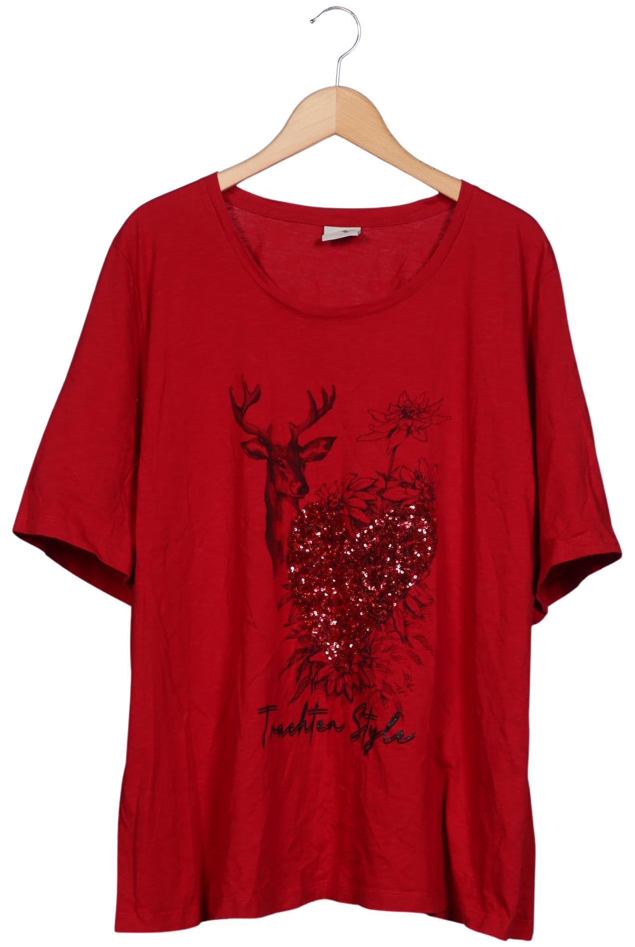 

Ulla Popken Damen T-Shirt, rot, Gr. 48