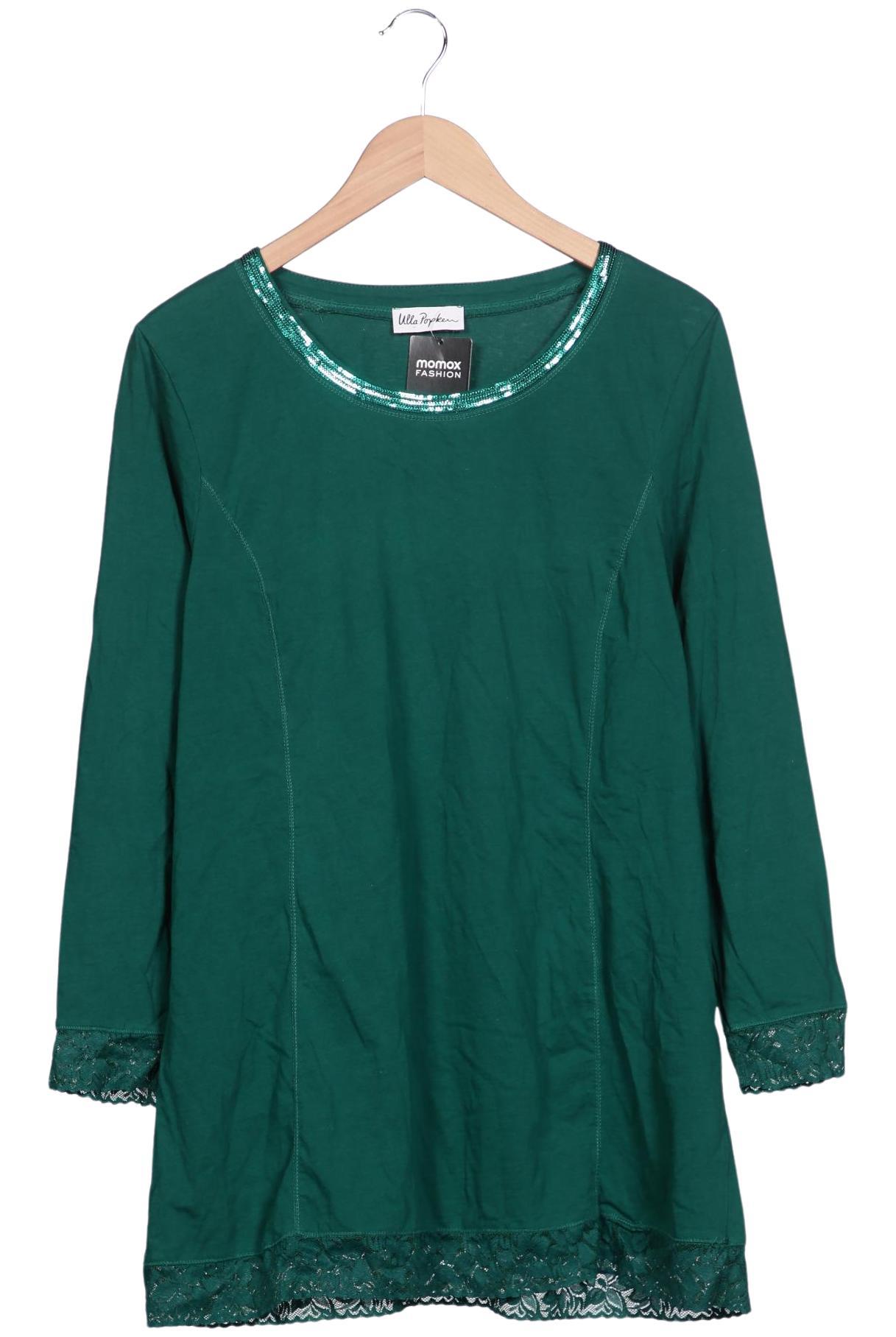 

Ulla Popken Damen Langarmshirt, grün, Gr. 46