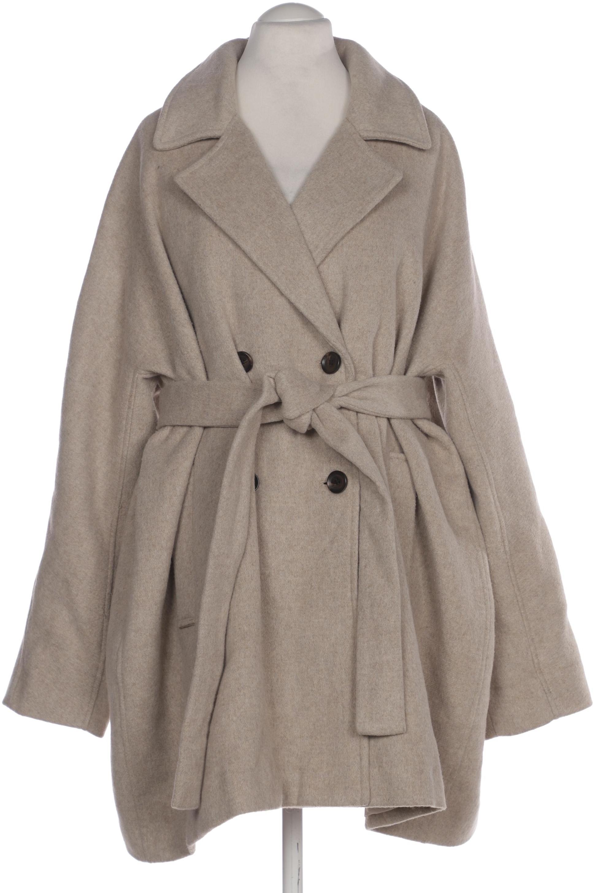 

Ulla Popken Damen Mantel, beige, Gr. 54