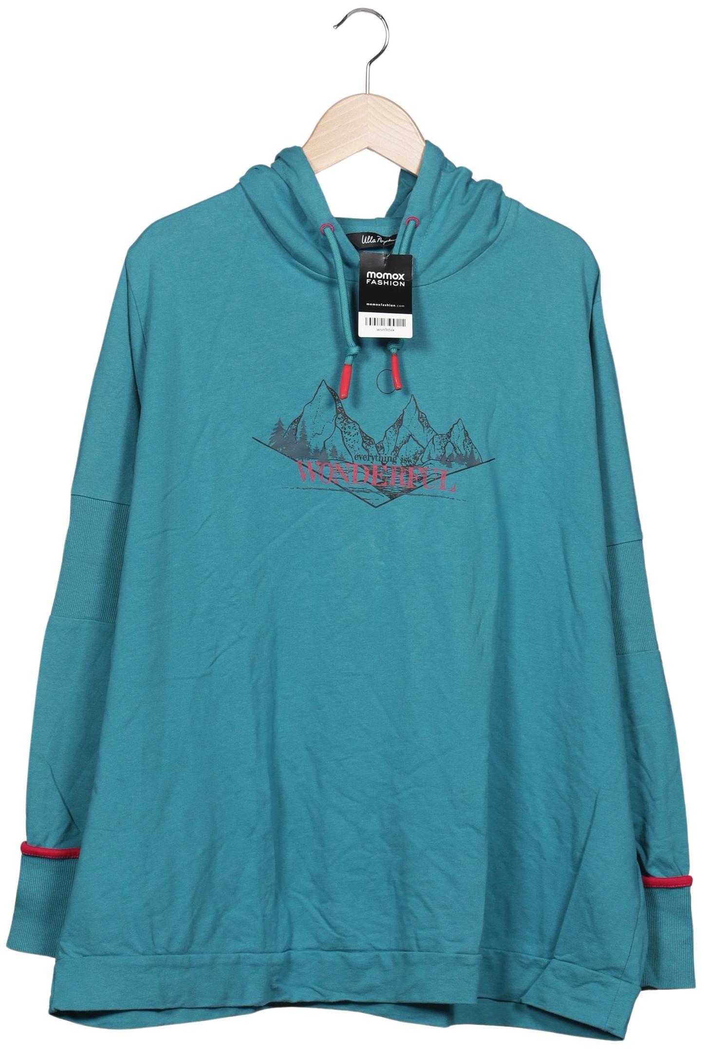 

Ulla Popken Damen Kapuzenpullover, türkis, Gr. 54