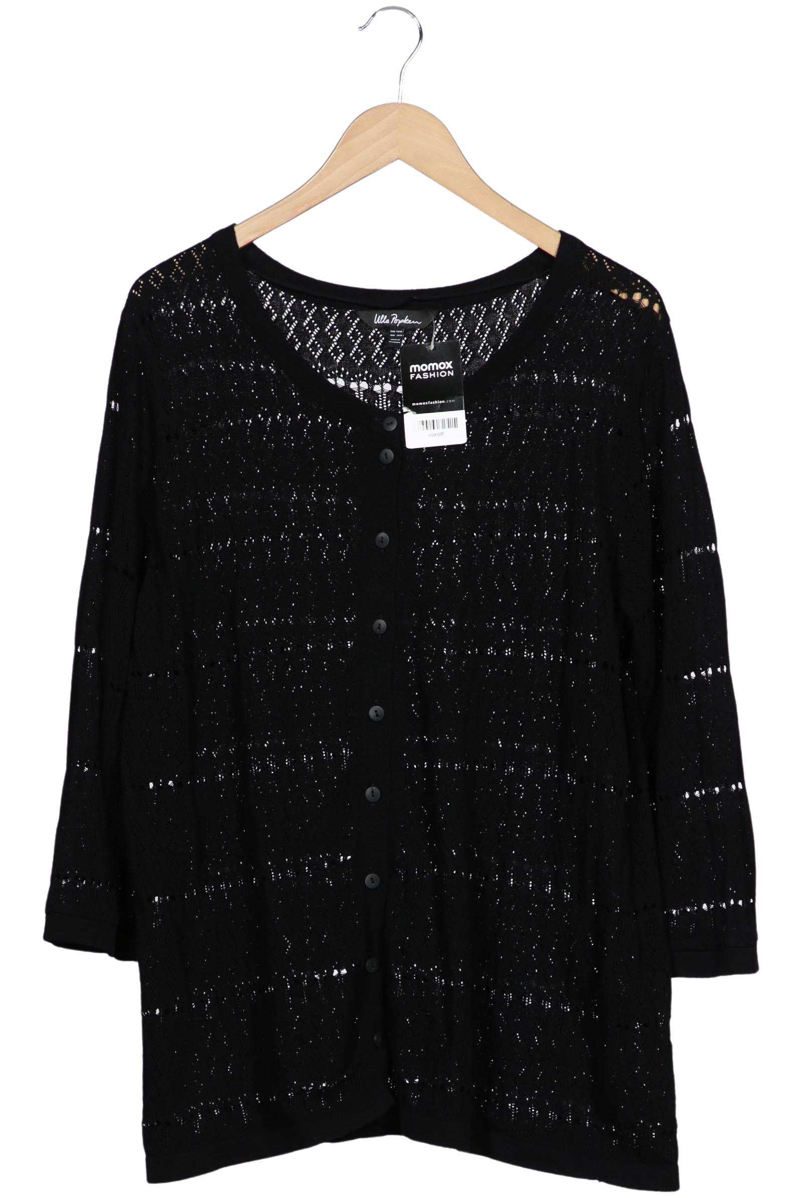 

Ulla Popken Damen Strickjacke, schwarz, Gr. 46
