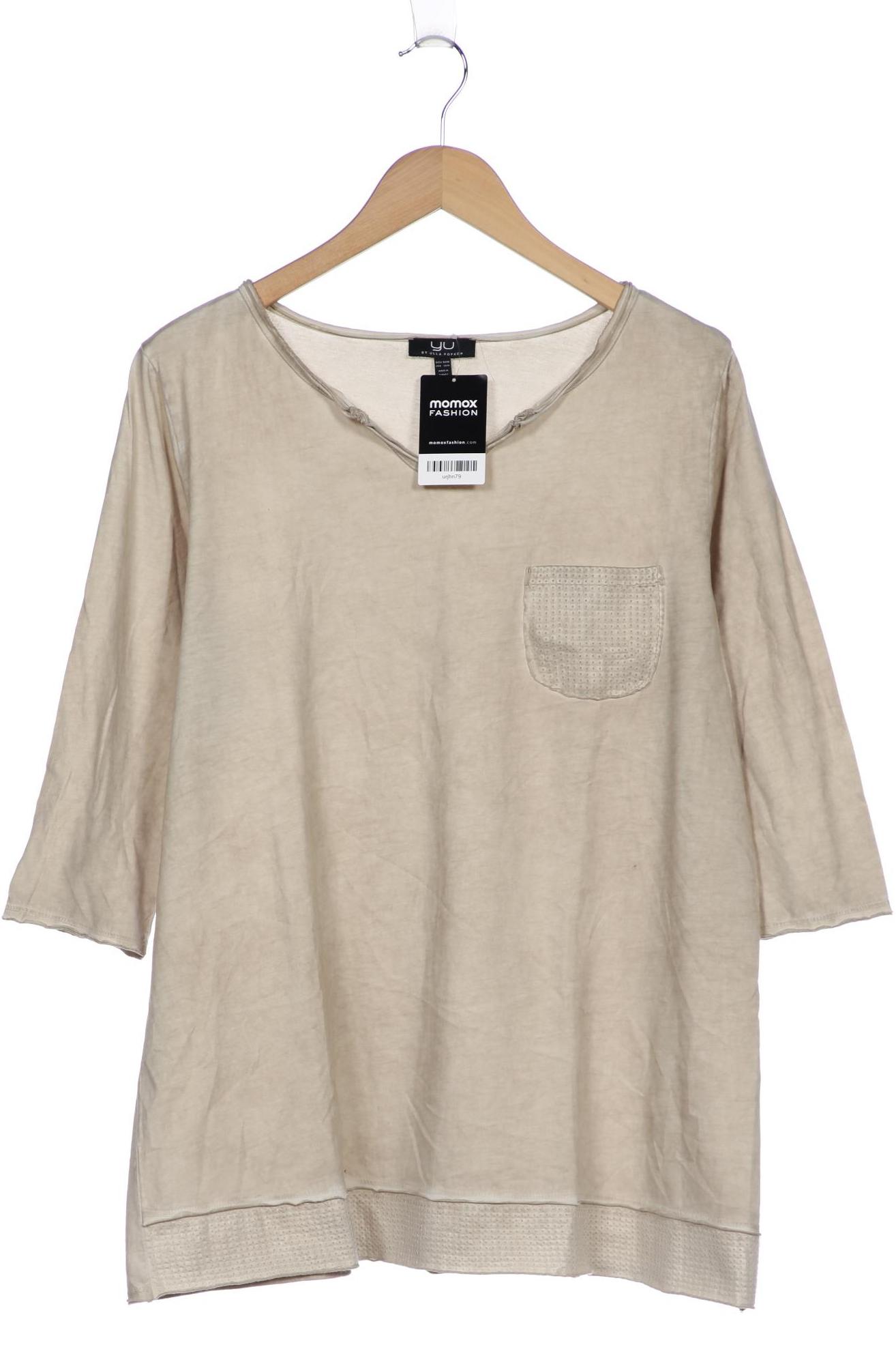 

Ulla Popken Damen Langarmshirt, beige, Gr. 42