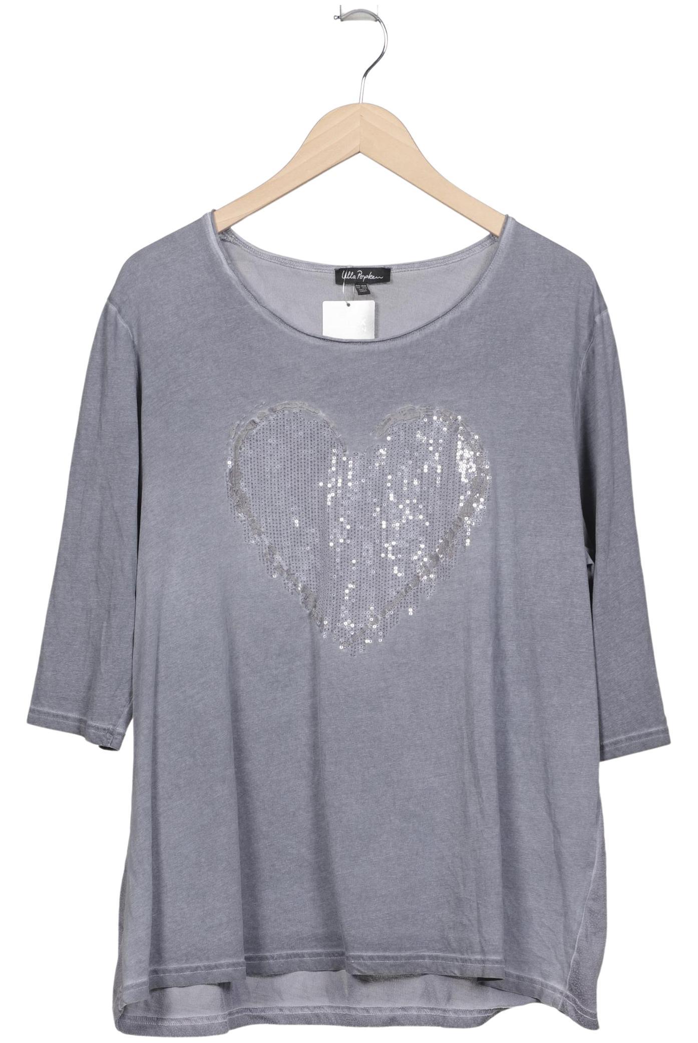 

Ulla Popken Damen T-Shirt, grau, Gr. 46