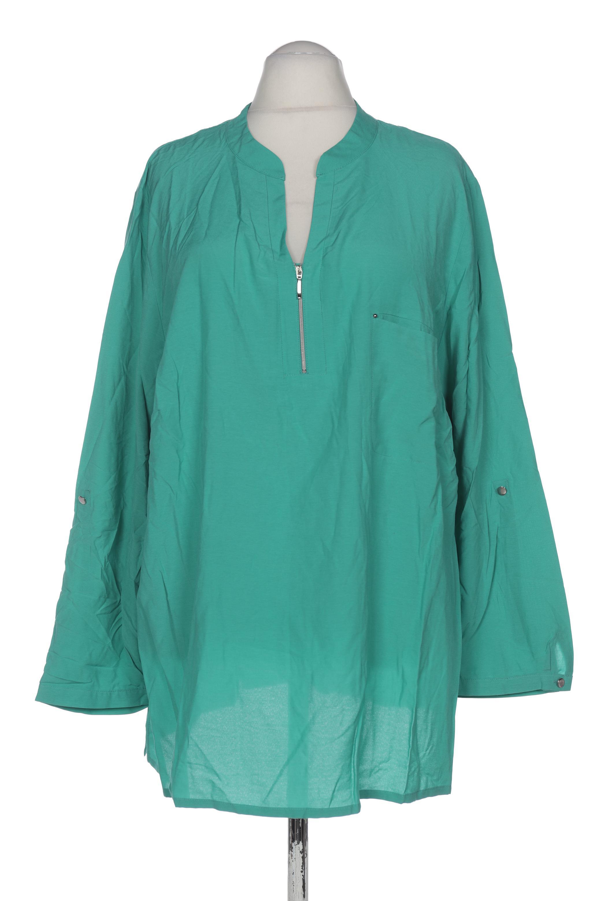 

Ulla Popken Damen Bluse, türkis, Gr. 54