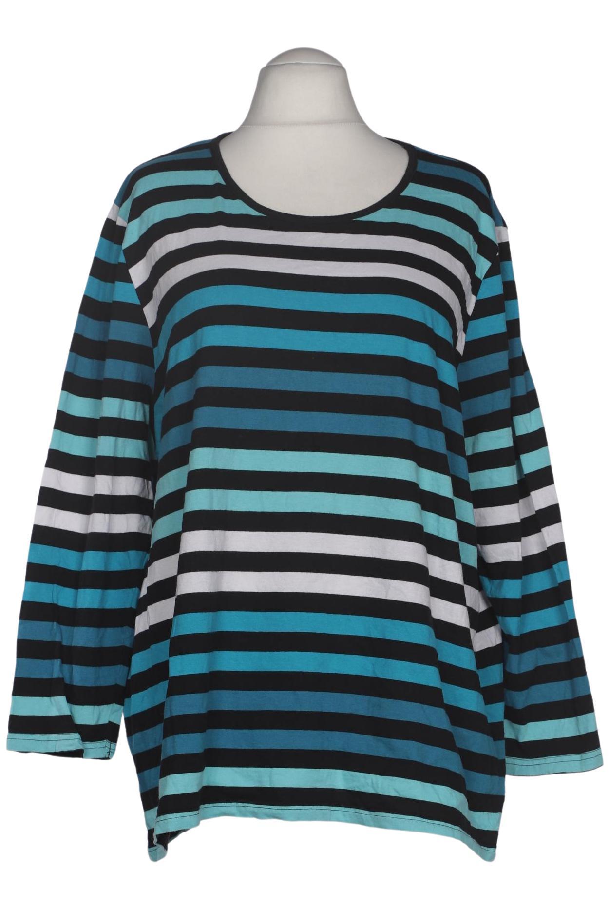 

Ulla Popken Damen Langarmshirt, blau, Gr. 54