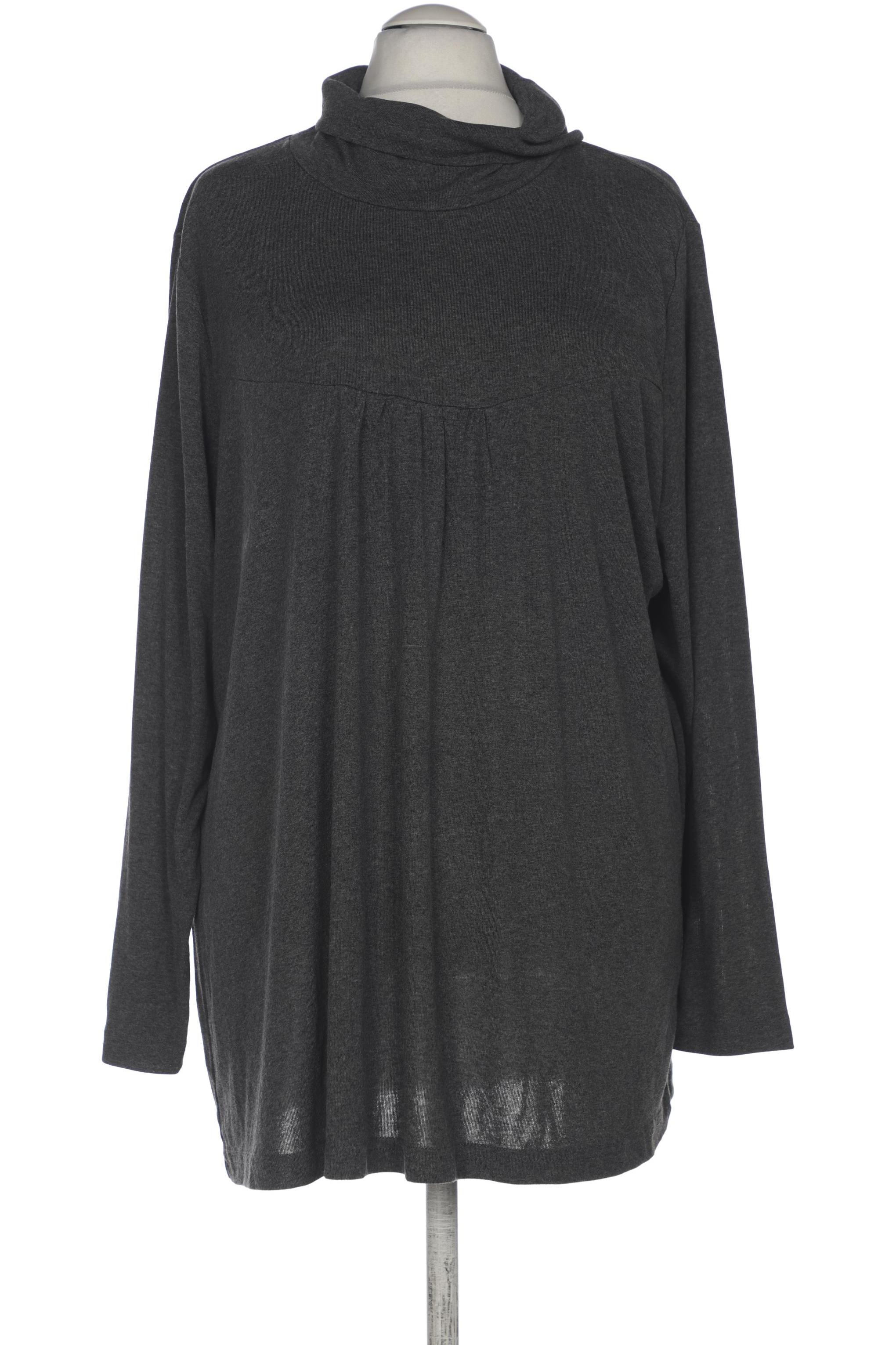 

Ulla Popken Damen Langarmshirt, grau, Gr. 54