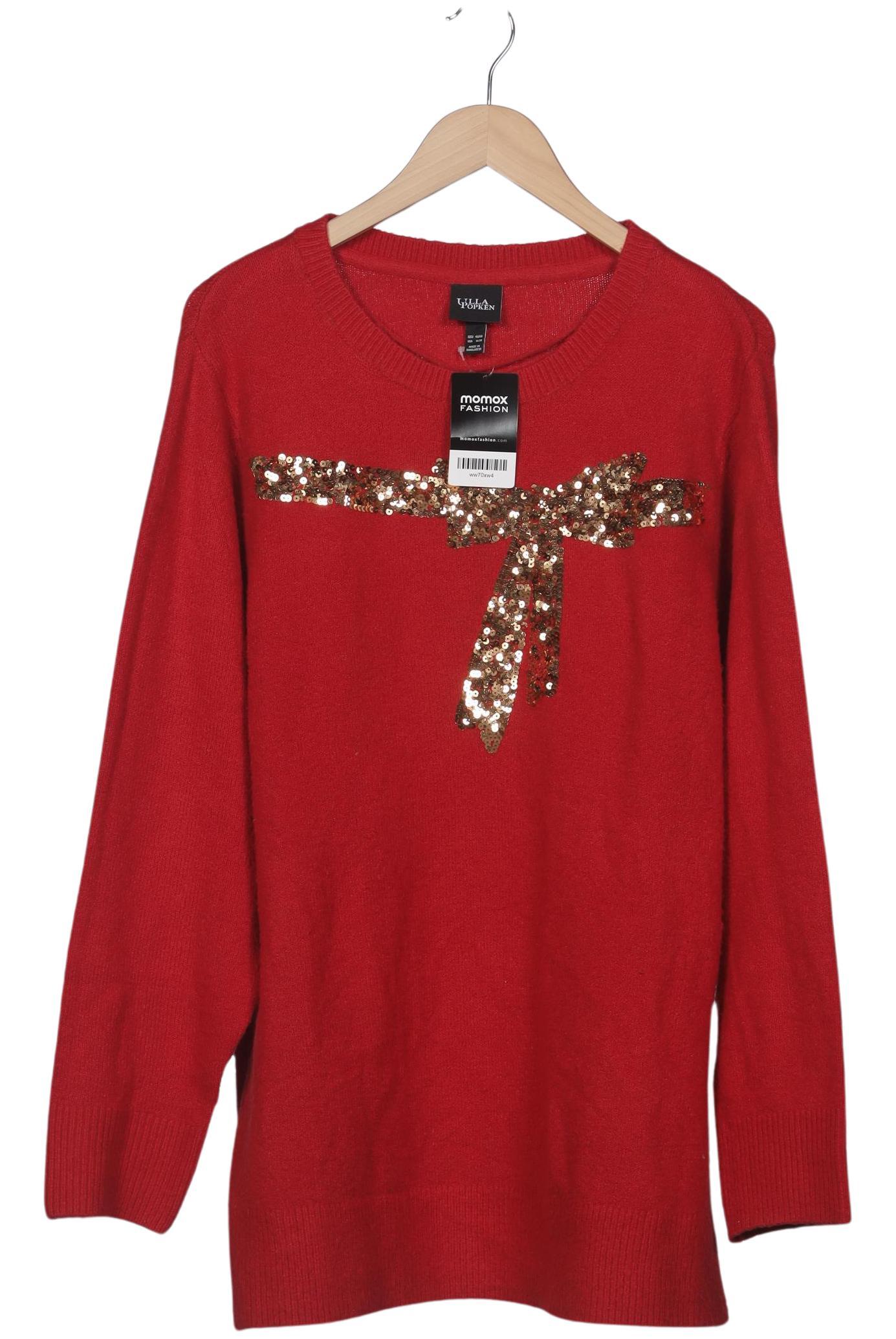 

Ulla Popken Damen Pullover, rot, Gr. 46