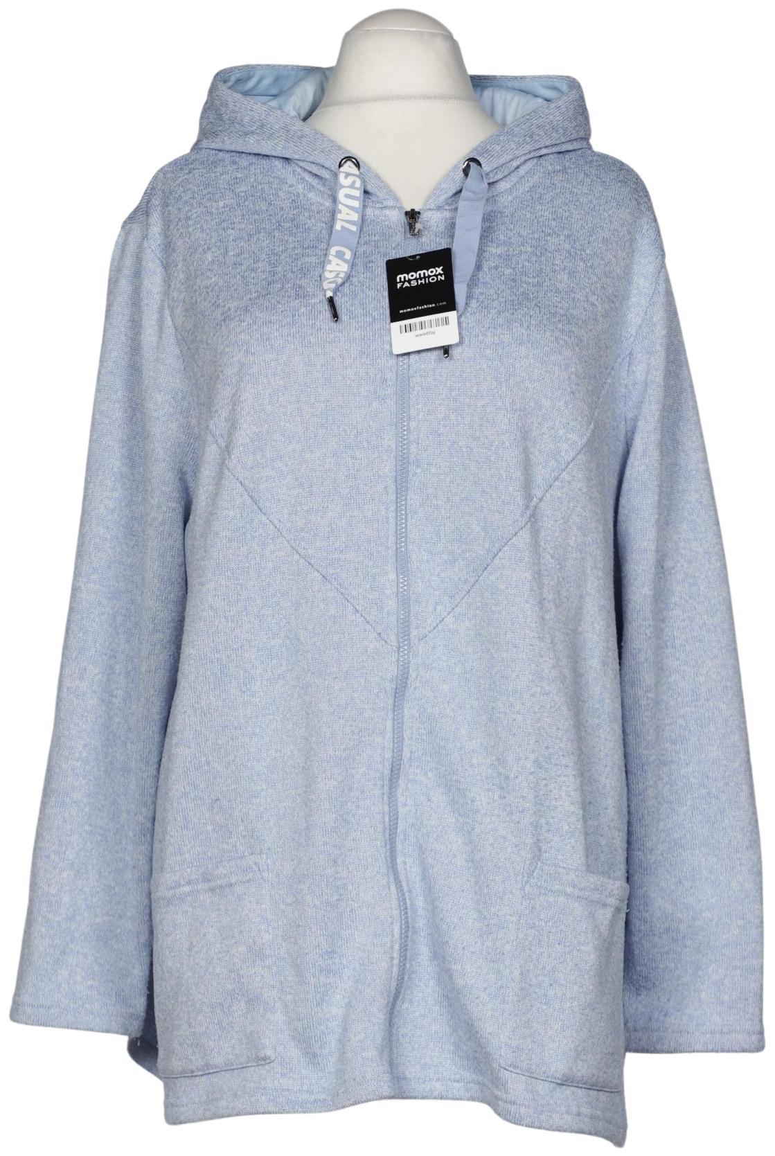 

Ulla Popken Damen Kapuzenpullover, blau, Gr. 52