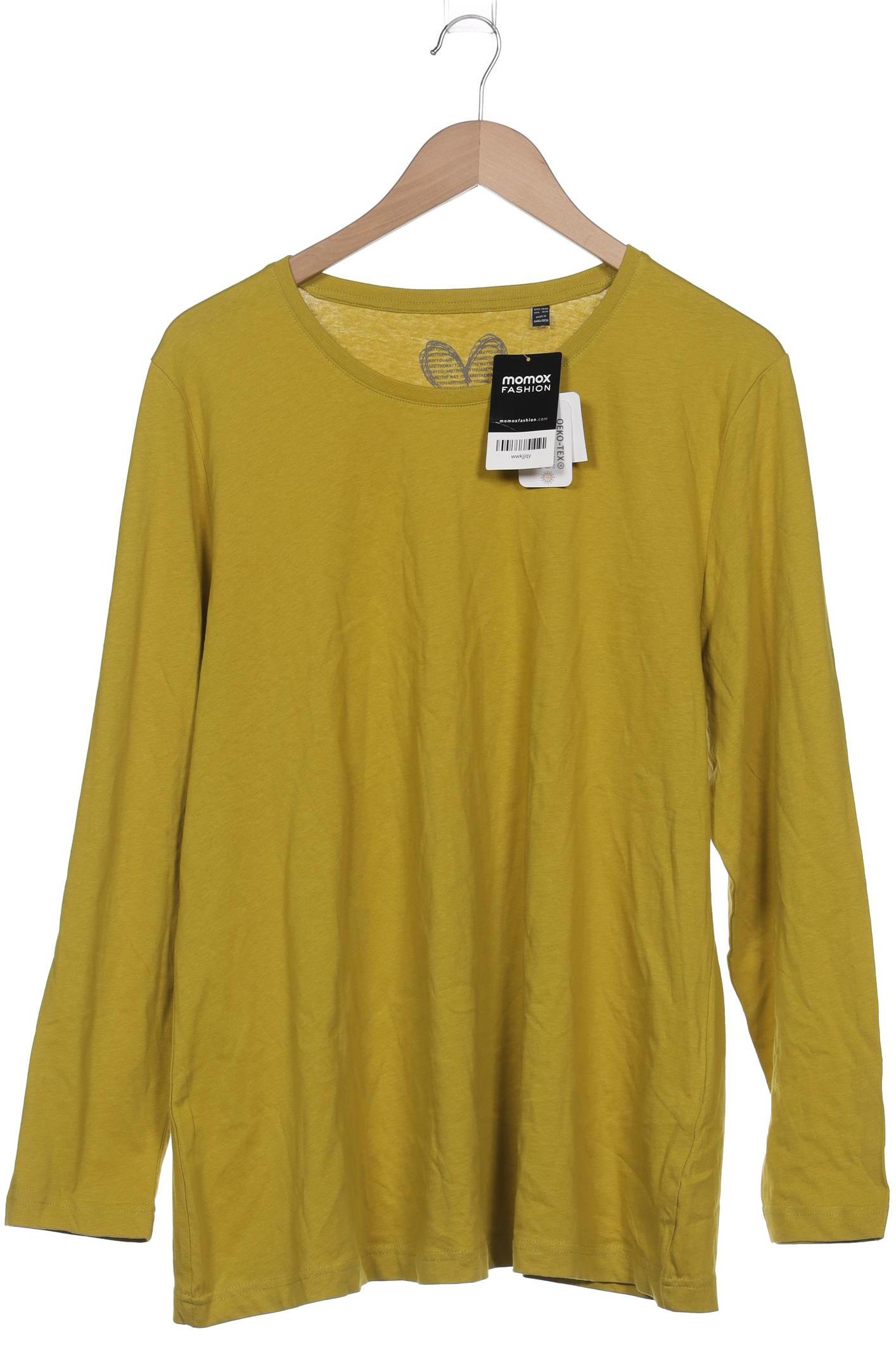 

Ulla Popken Damen Langarmshirt, grün, Gr. 46