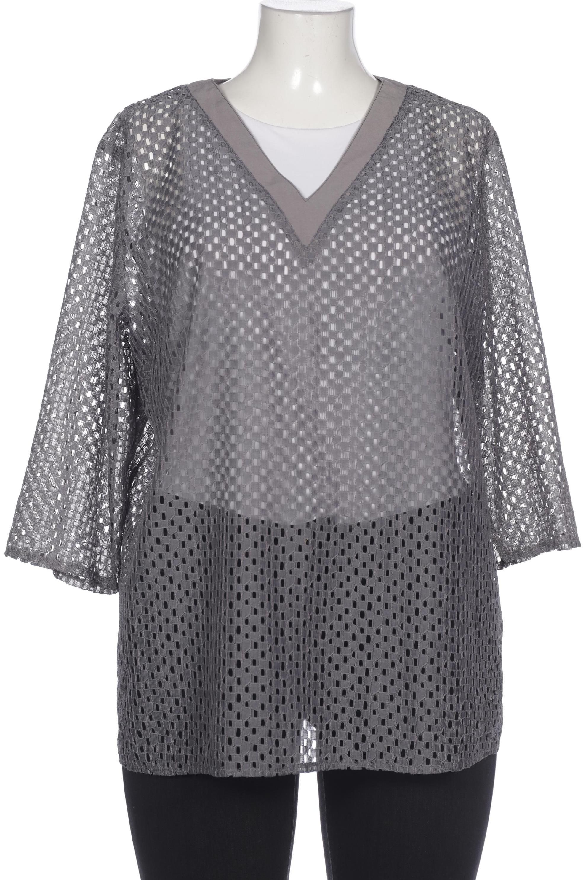 

Ulla Popken Damen Bluse, grau, Gr. 46