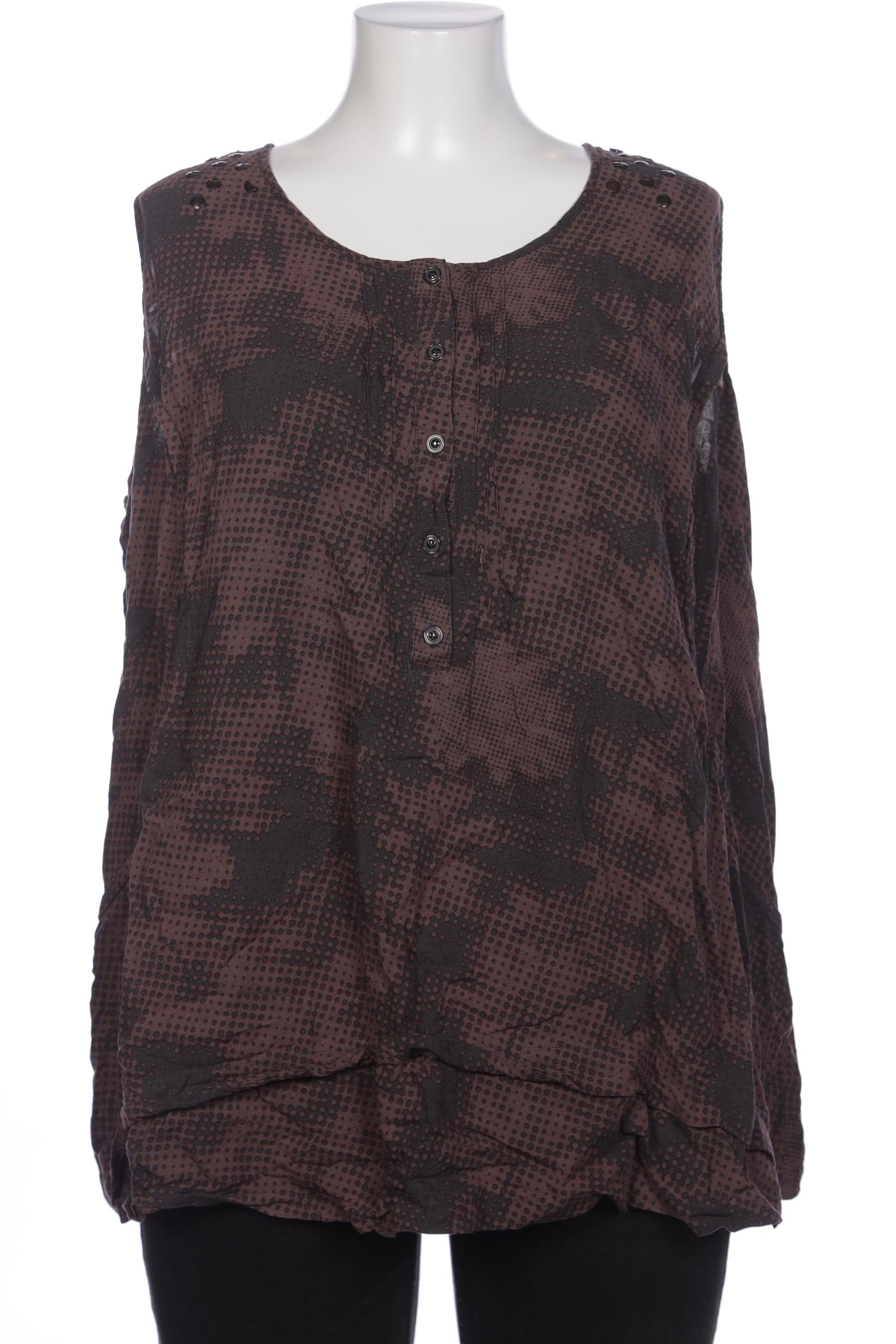 

Ulla Popken Damen Bluse, braun, Gr. 46