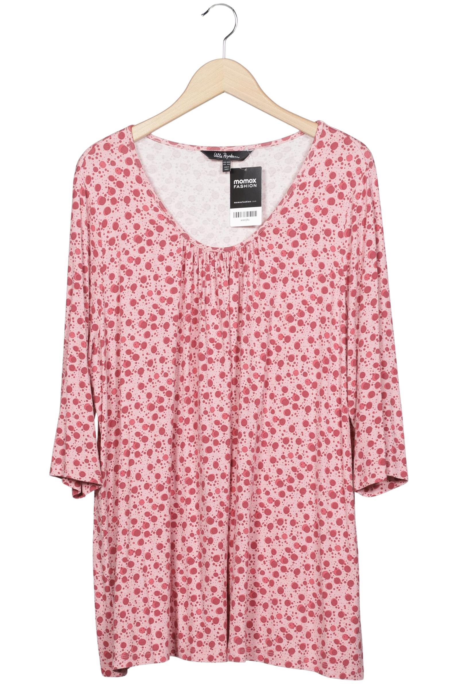 

Ulla Popken Damen Langarmshirt, pink, Gr. 46