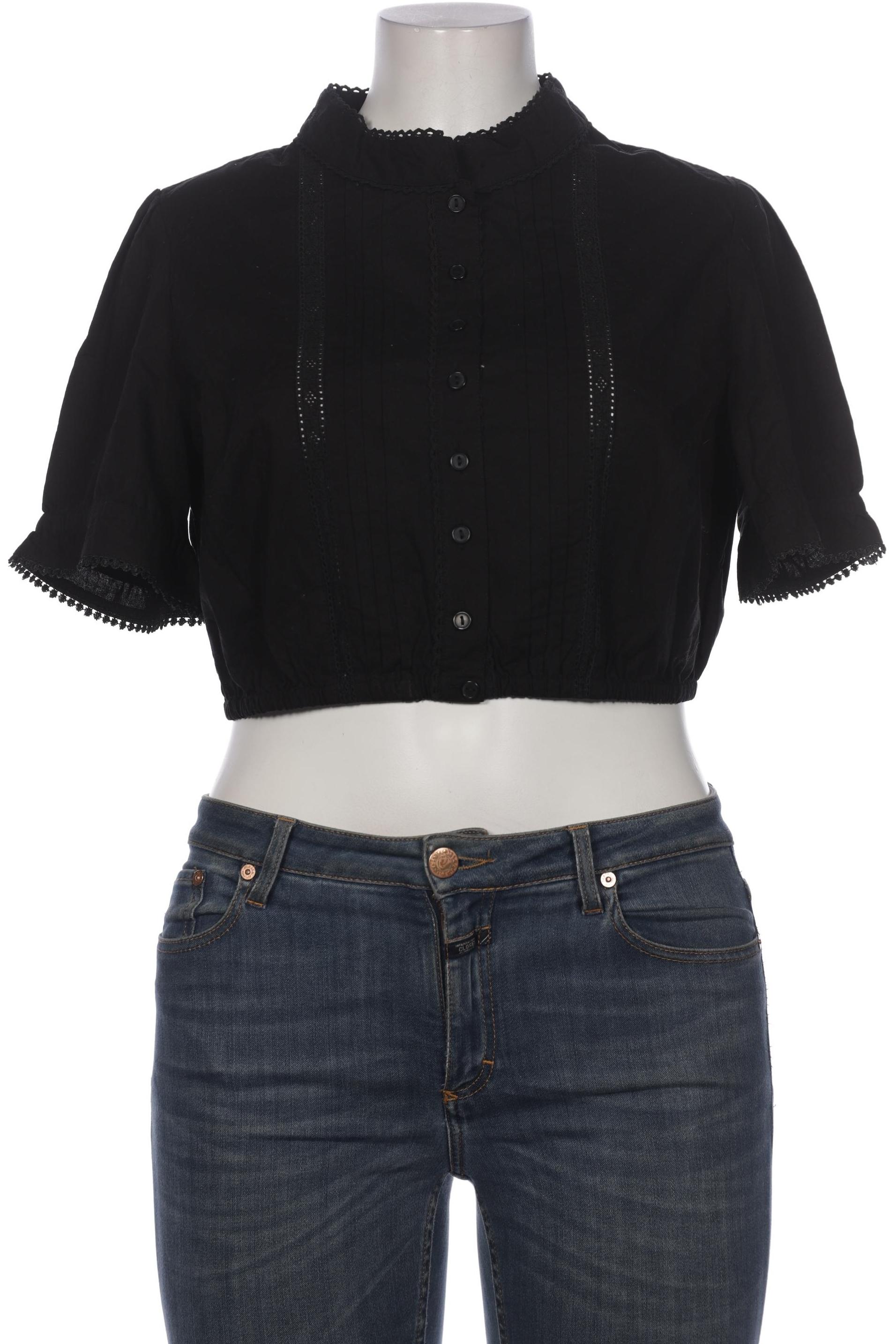 

Ulla Popken Damen Bluse, schwarz, Gr. 46