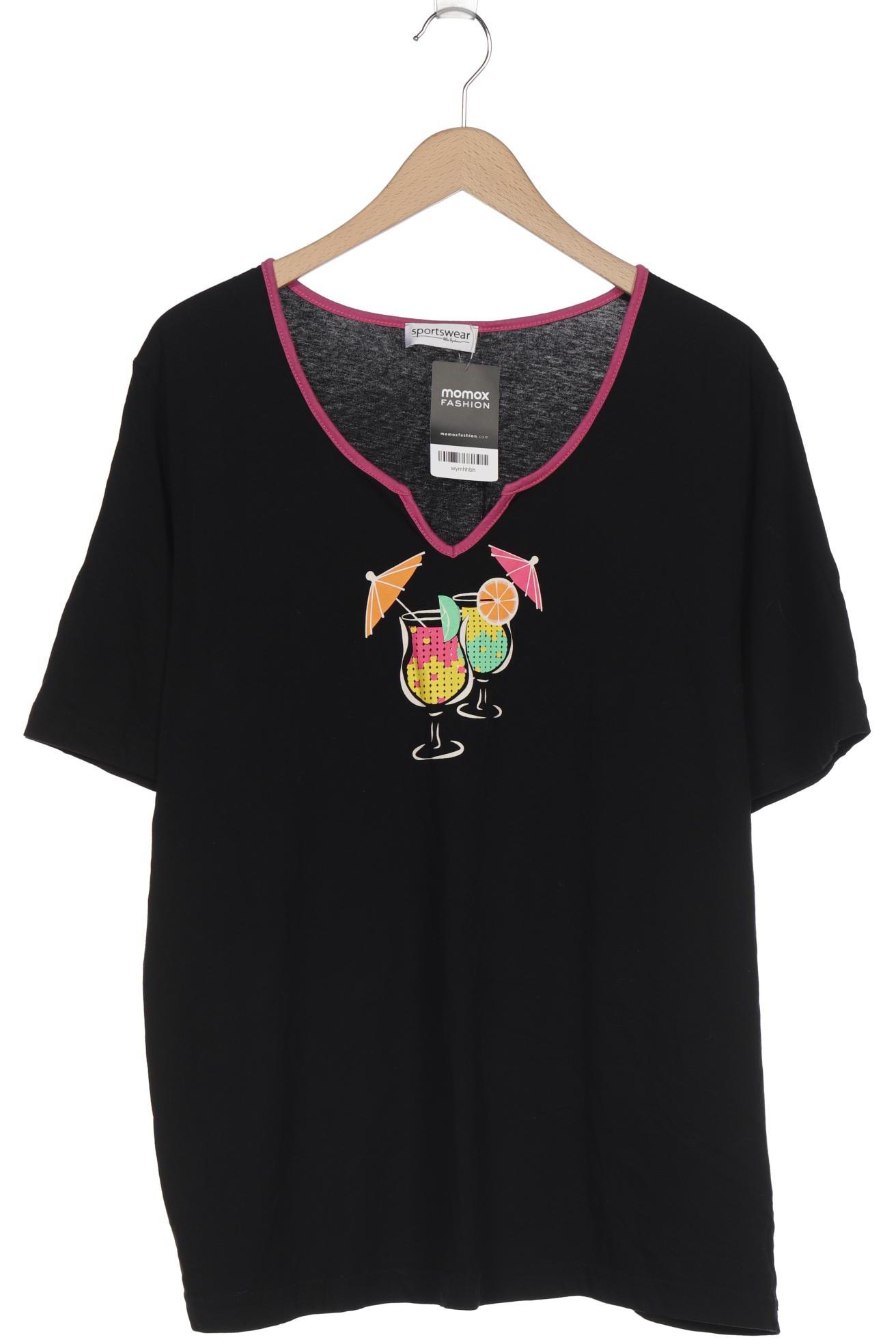 

Ulla Popken Damen T-Shirt, schwarz, Gr. 46
