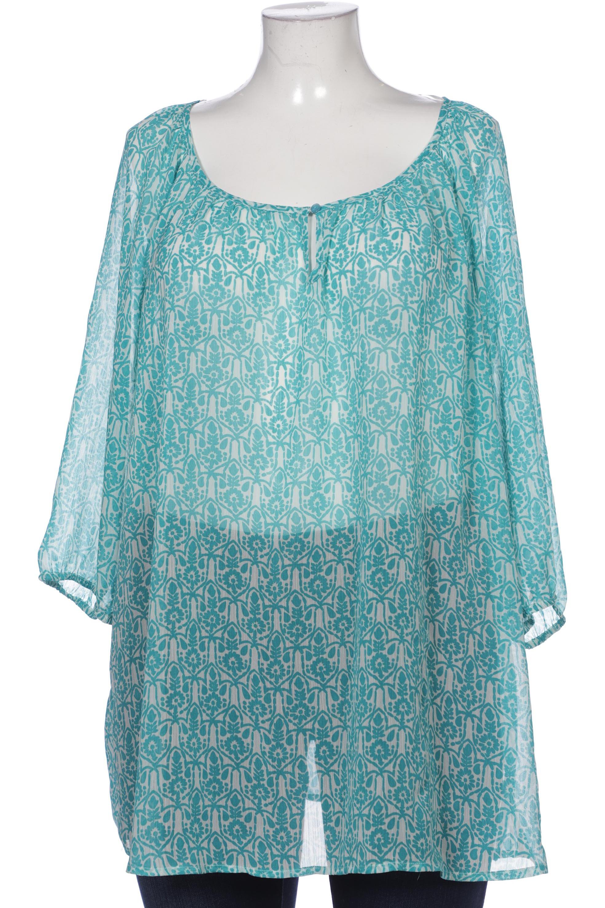 

Ulla Popken Damen Bluse, türkis, Gr. 48