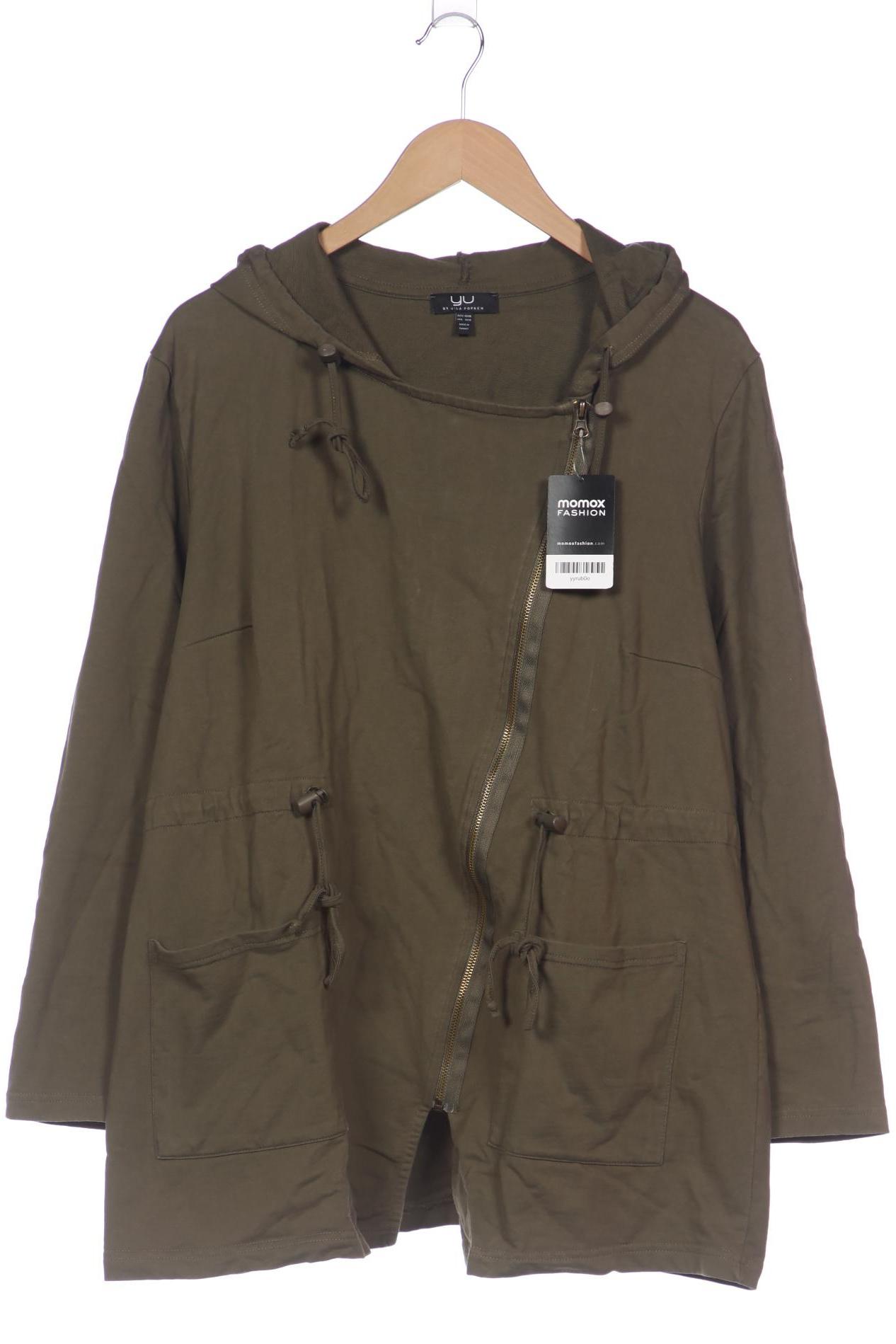 

Ulla Popken Damen Kapuzenpullover, grün, Gr. 46