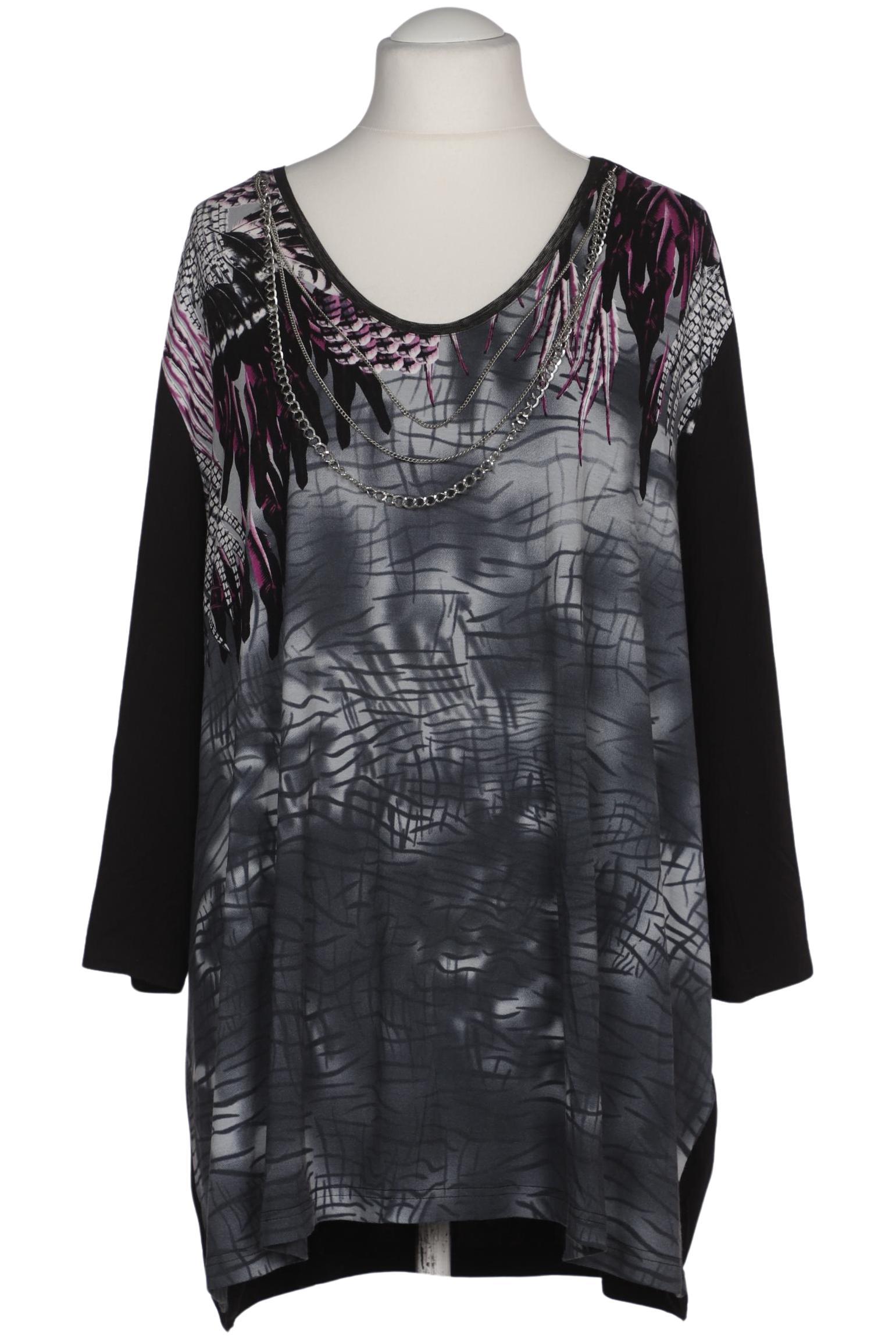 

Ulla Popken Damen Langarmshirt, schwarz, Gr. 58