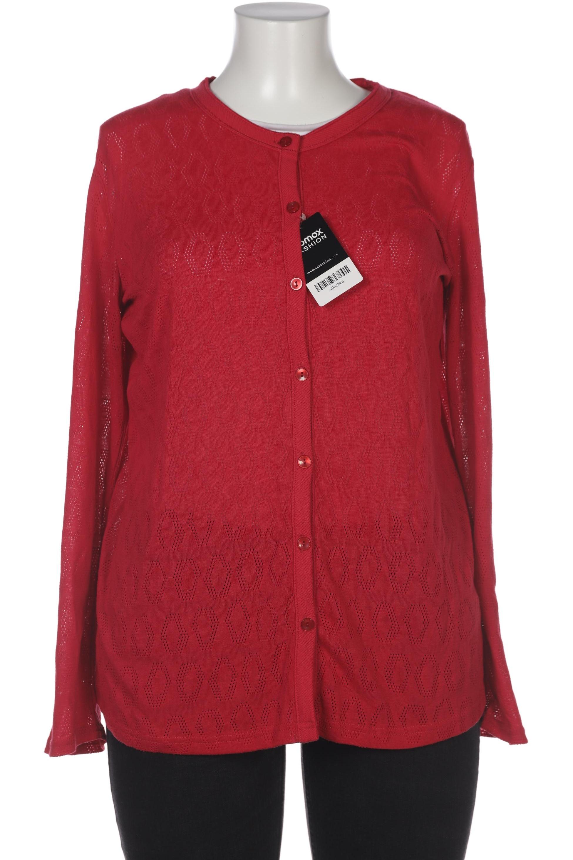 

Ulla Popken Damen Strickjacke, rot, Gr. 42