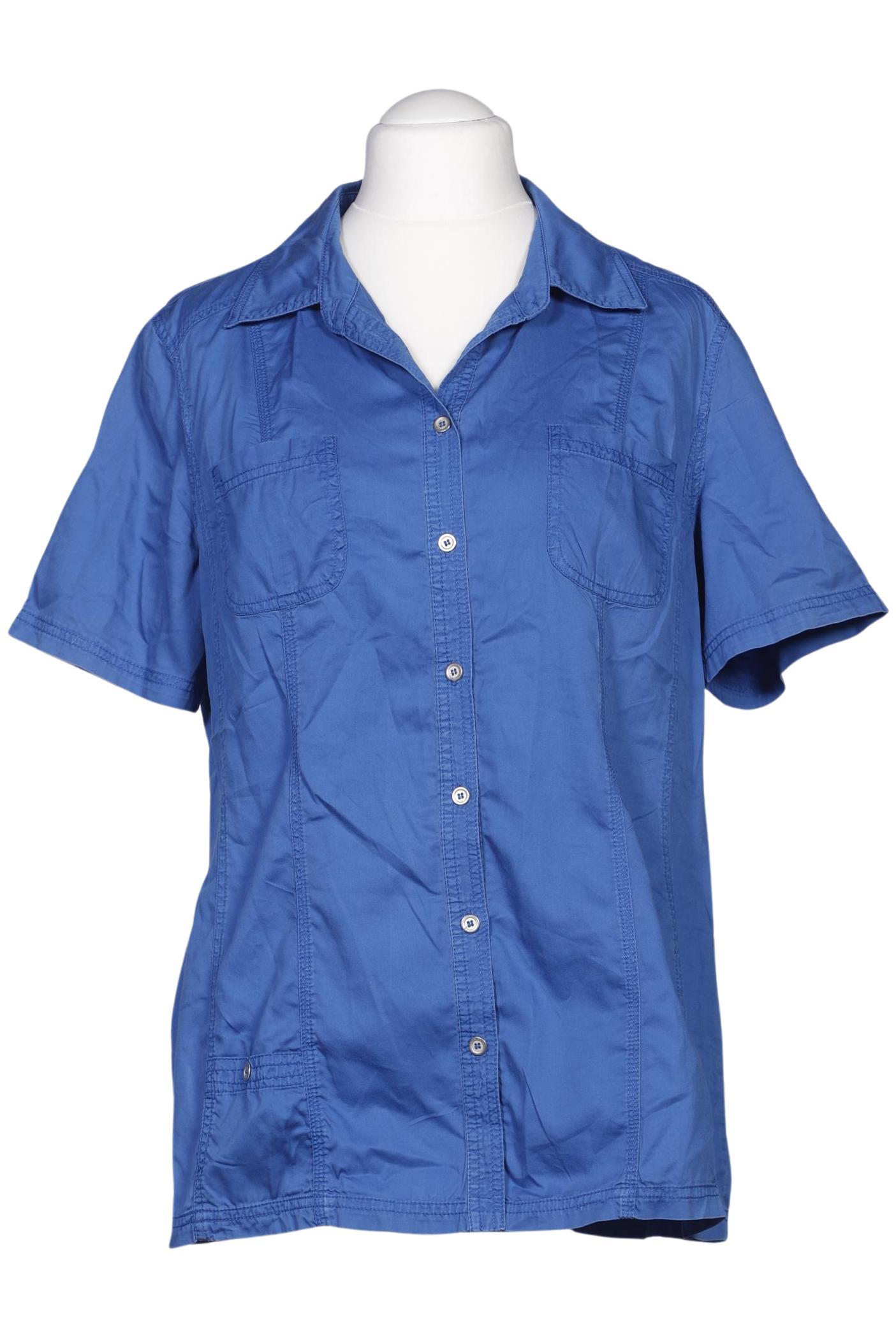 

Ulla Popken Damen Bluse, blau, Gr. 44