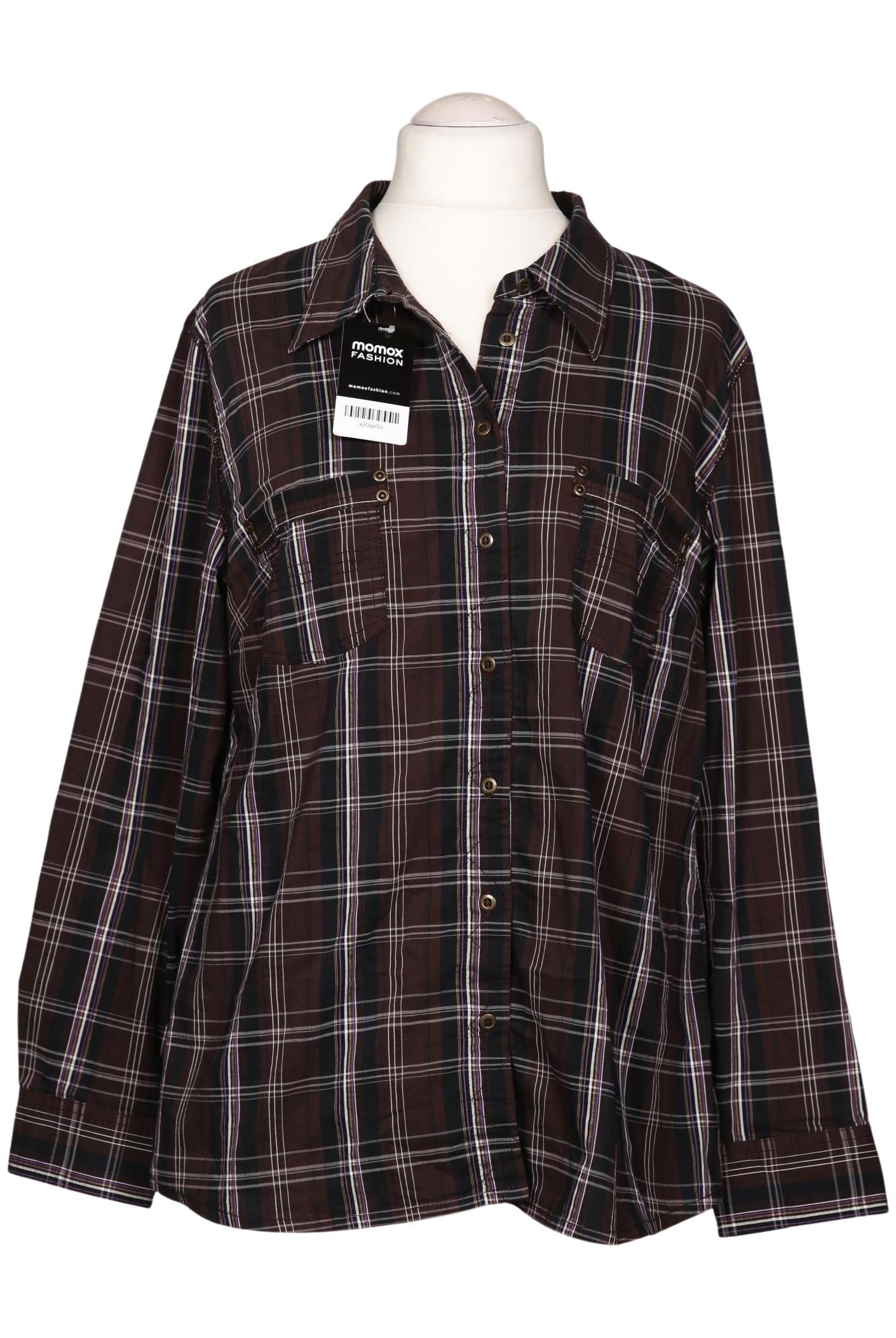 

Ulla Popken Damen Bluse, braun, Gr. 46