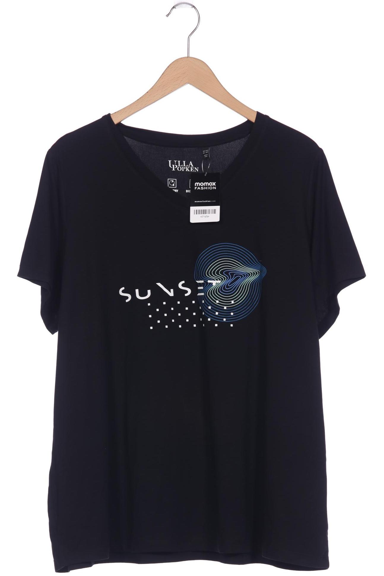 

Ulla Popken Damen T-Shirt, schwarz, Gr. 52