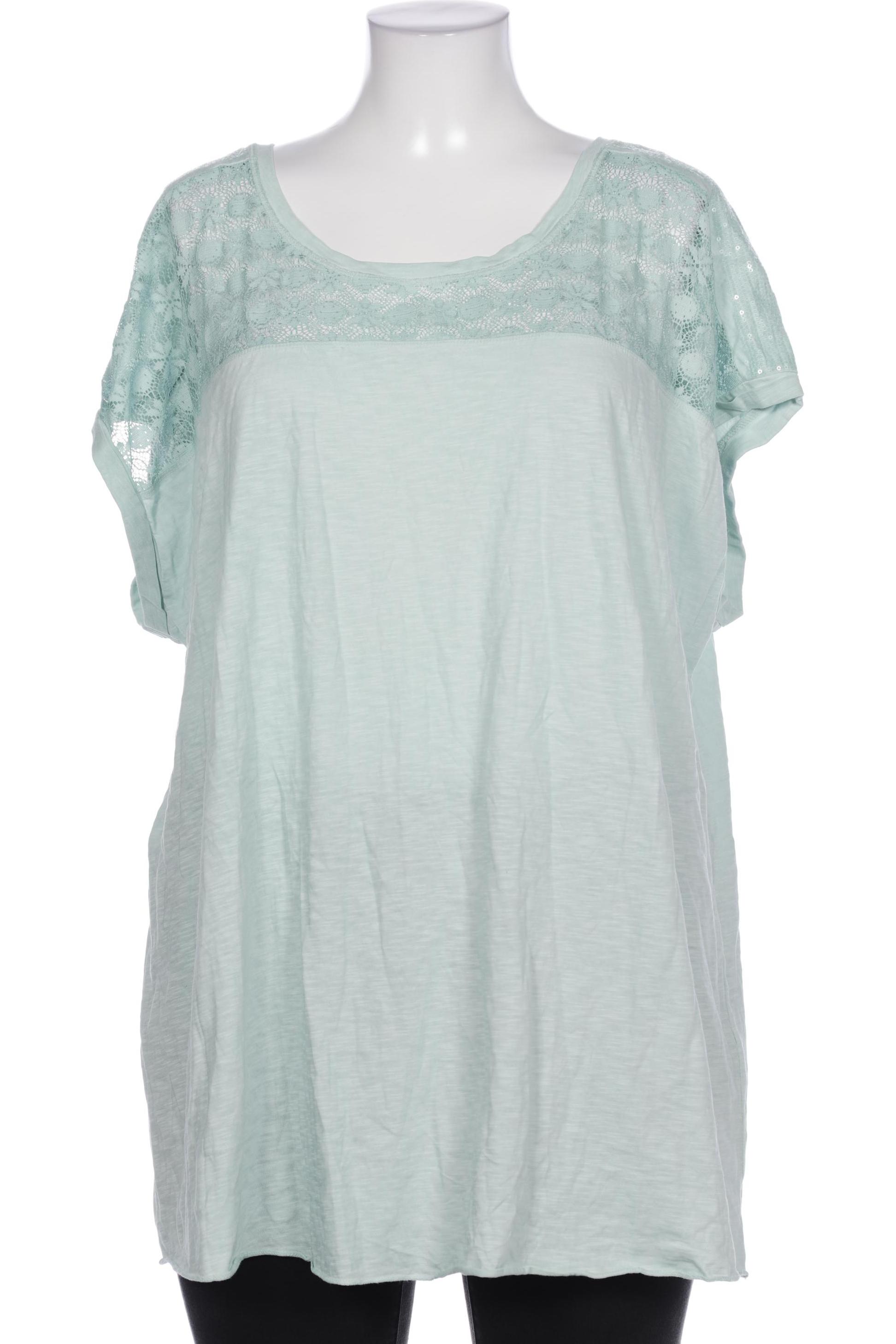 

Ulla Popken Damen T-Shirt, türkis, Gr. 50